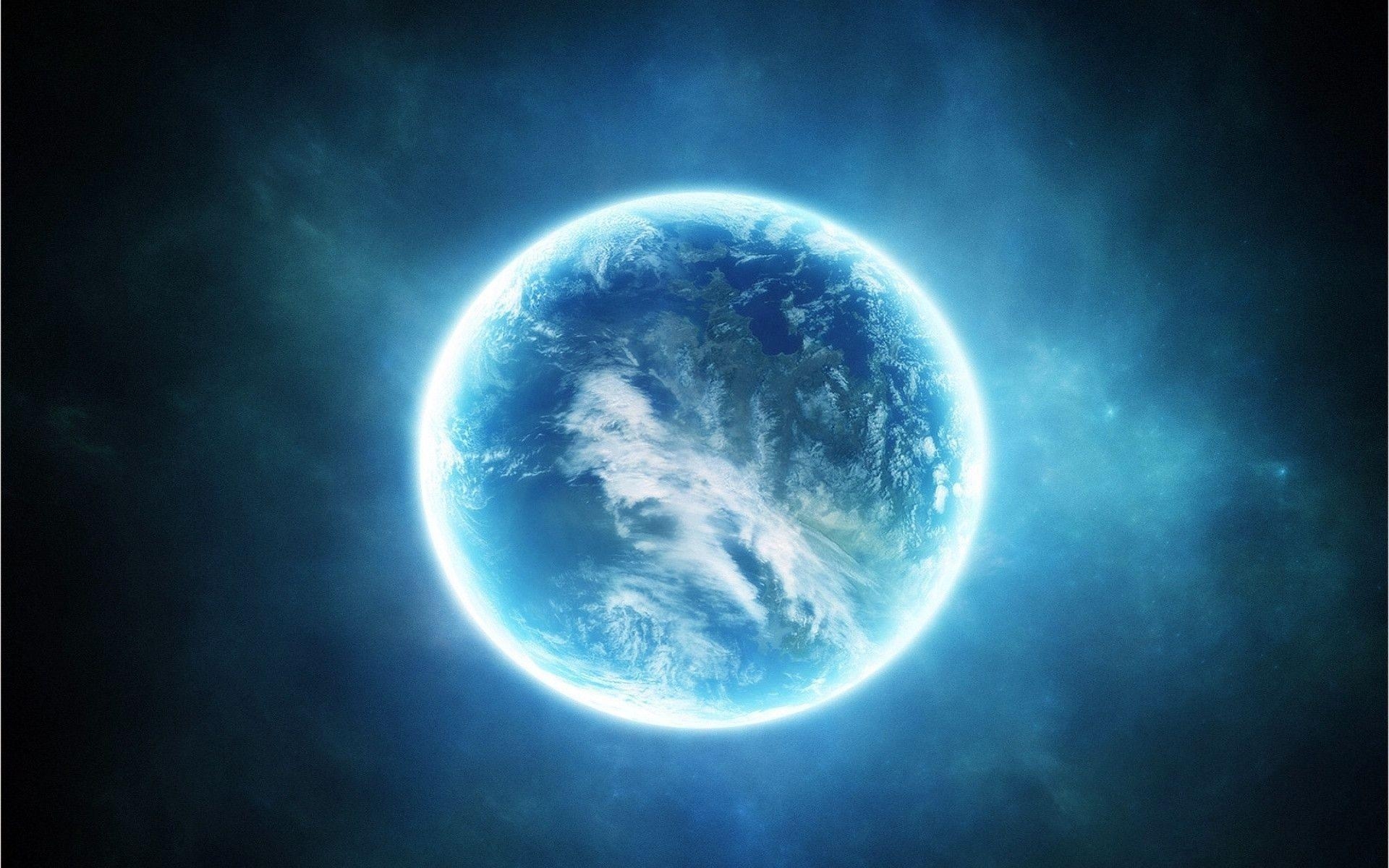 1920x1200 Blue planet light science fiction wallpaperx1200, Desktop