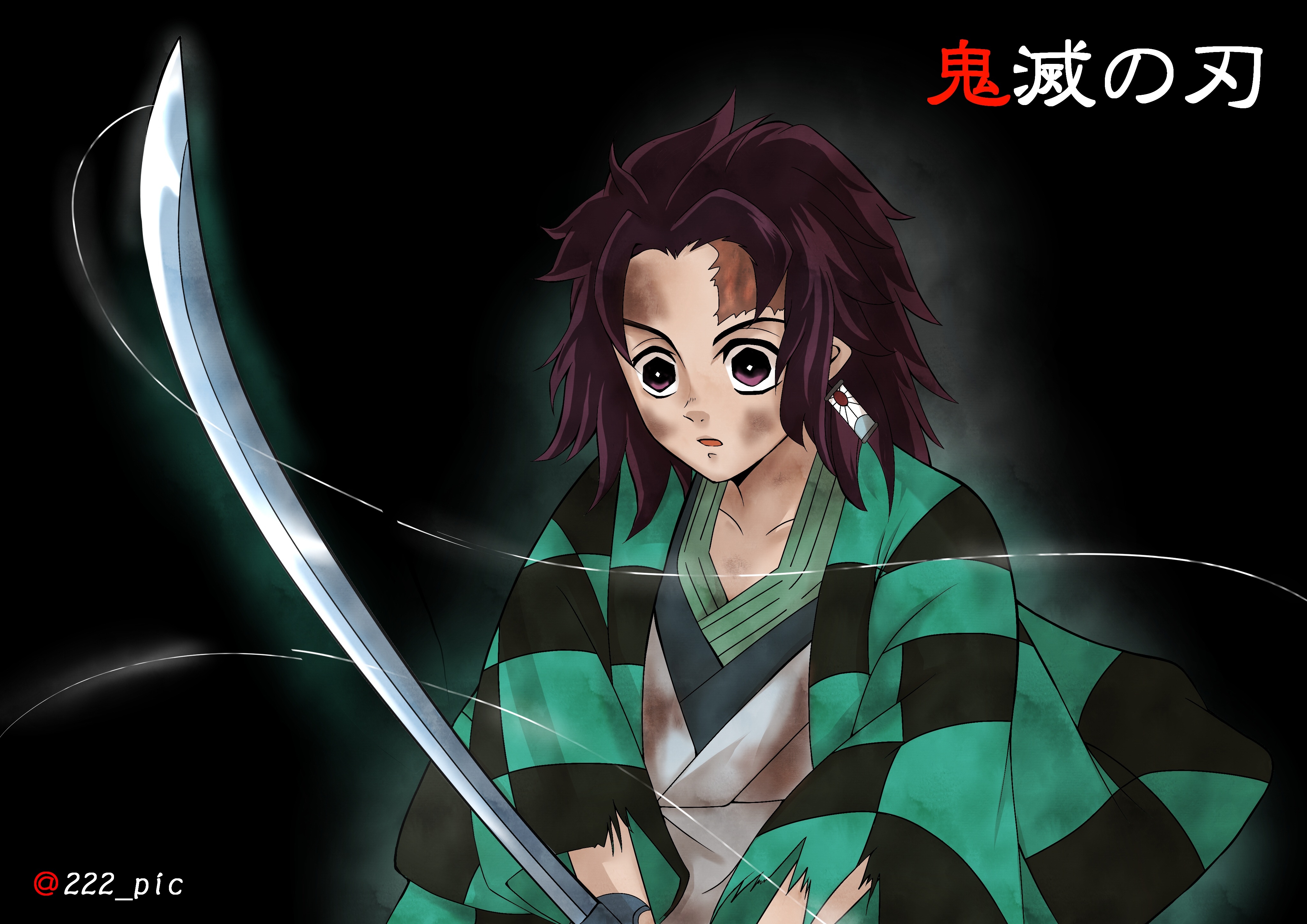4100x2900 Kamado Tanjiro, Spartan Training. 4k Ultra HD Wallpaper, Desktop
