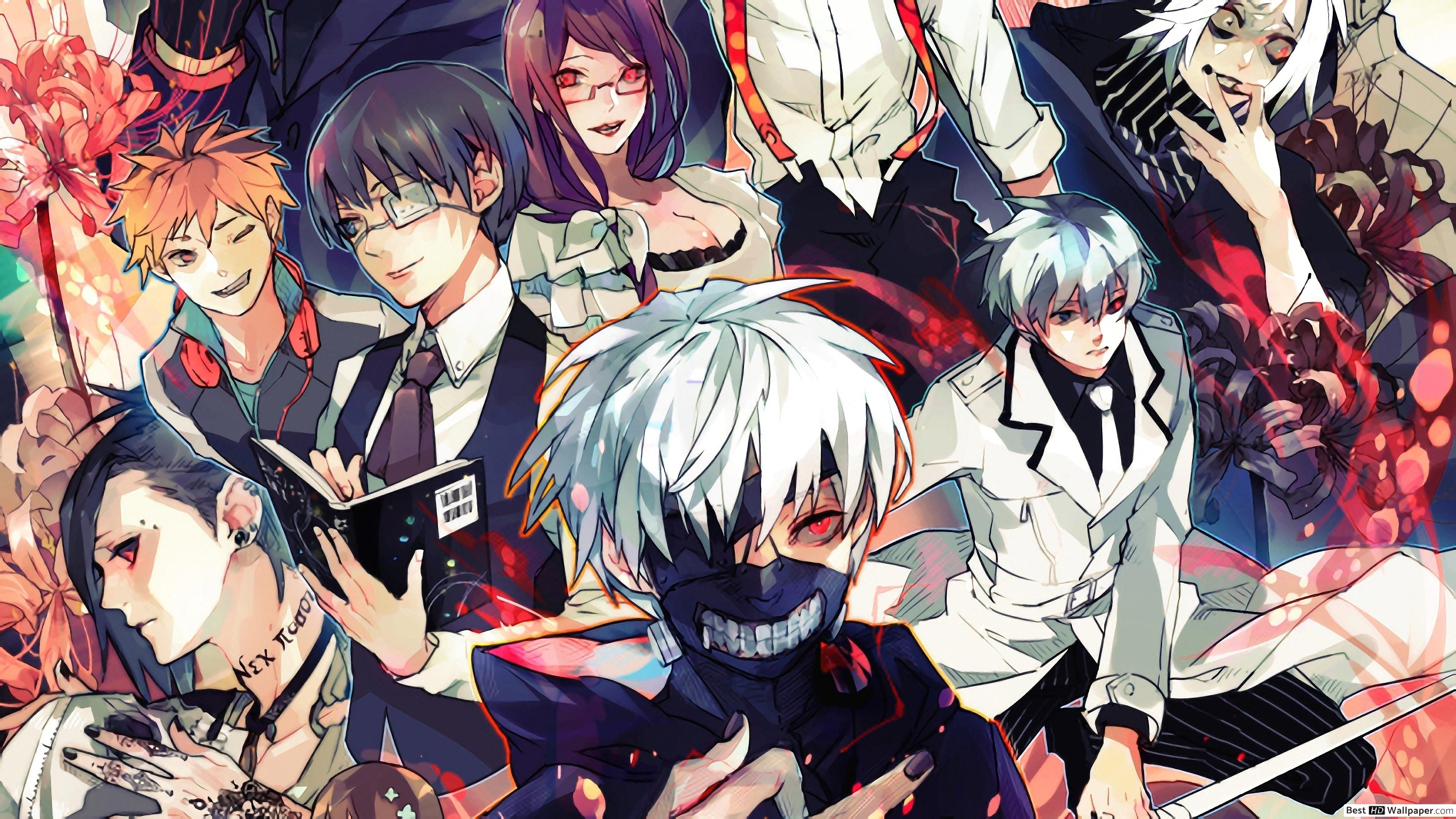 3840x2160 Tokyo Ghoul Characters HD Wallpaper Free Tokyo Ghoul Characters HD Background, Desktop