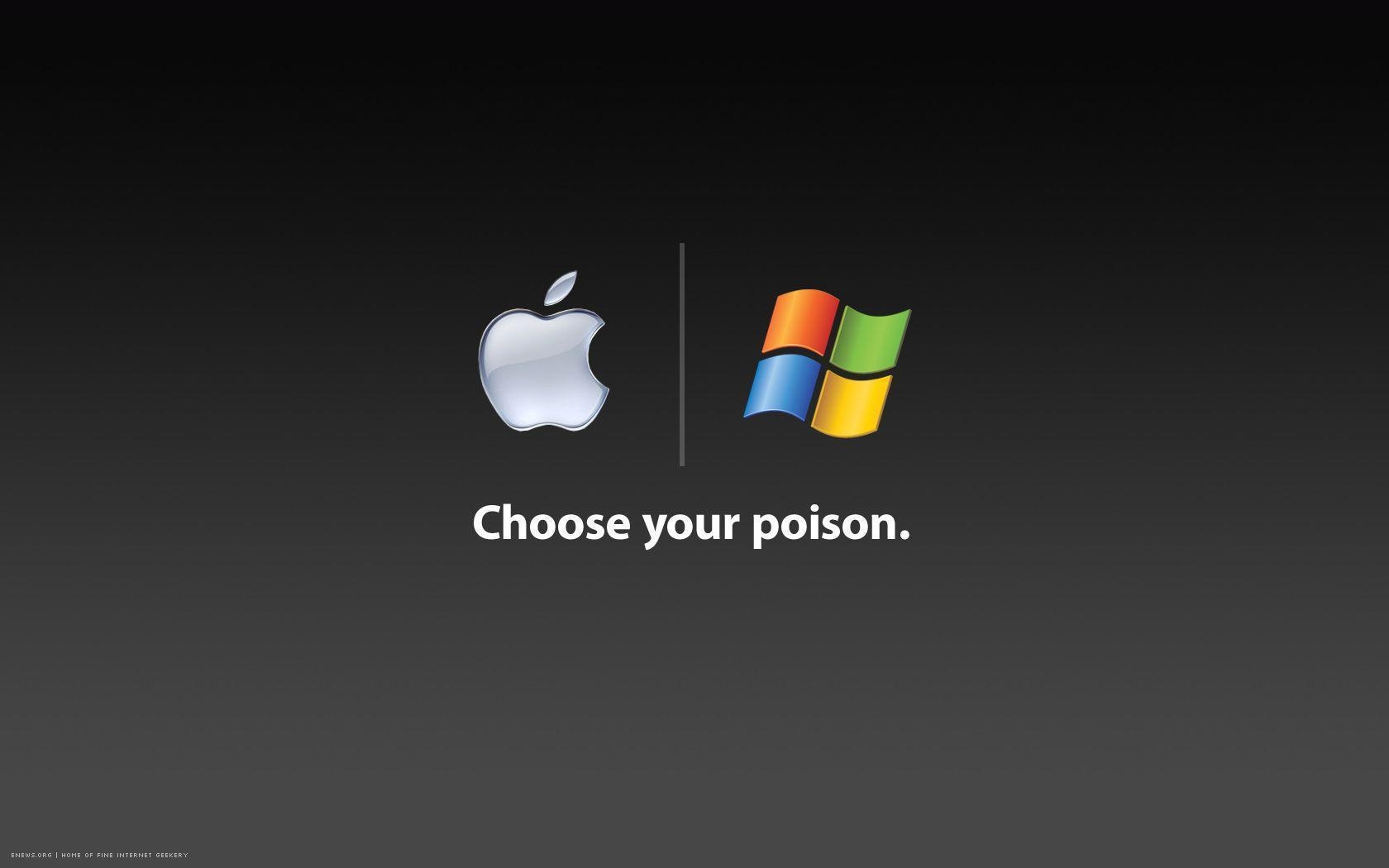 1680x1050 image For > Mac Vs Pc Wallpaper, Desktop