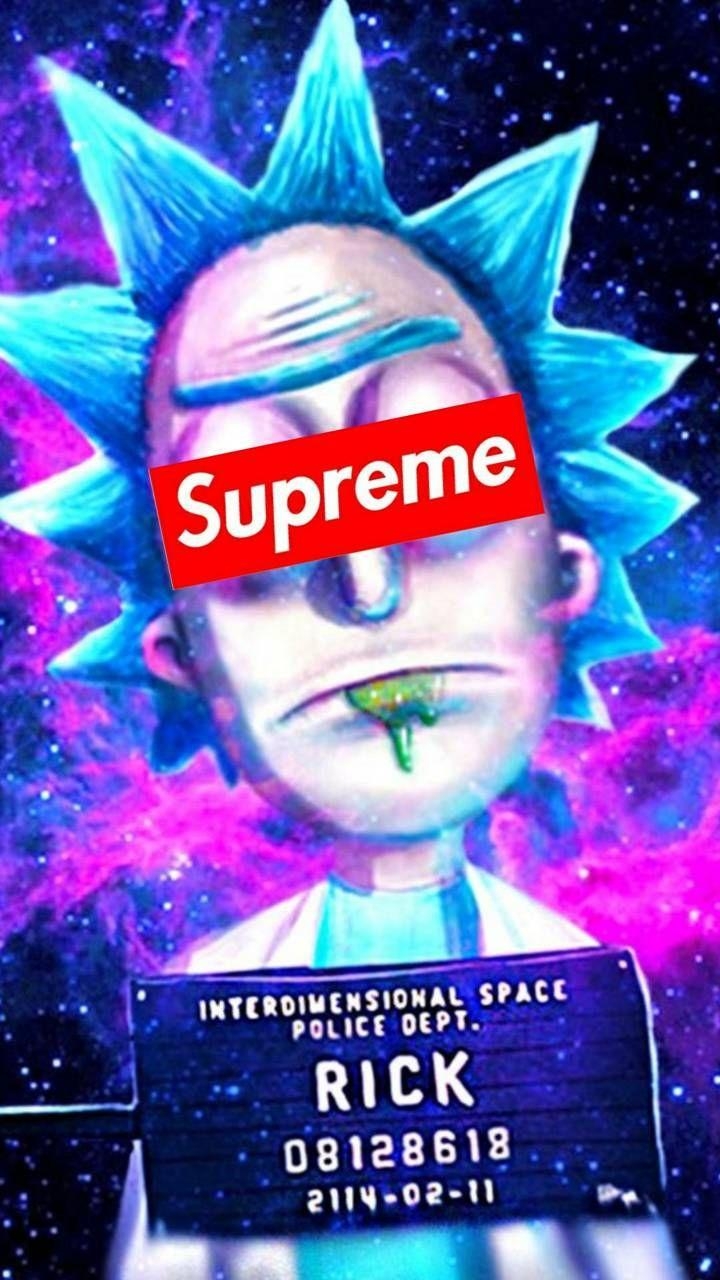 720x1280 Supreme Rick. wallpaper. Rick, morty, Supreme wallpaper, Phone