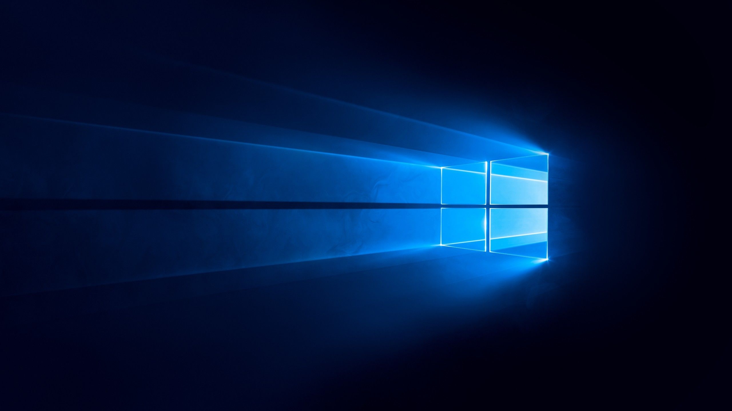 2560x1440 Windows 10 4K Wallpaper, Dark, Blue, 5K, 8K, Technology, Desktop