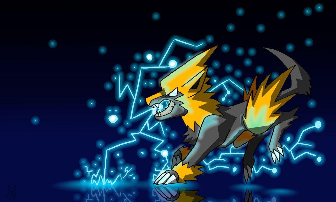 1160x700 Shiny Manectric Wallpaper By Inkblot Rabbit, Desktop