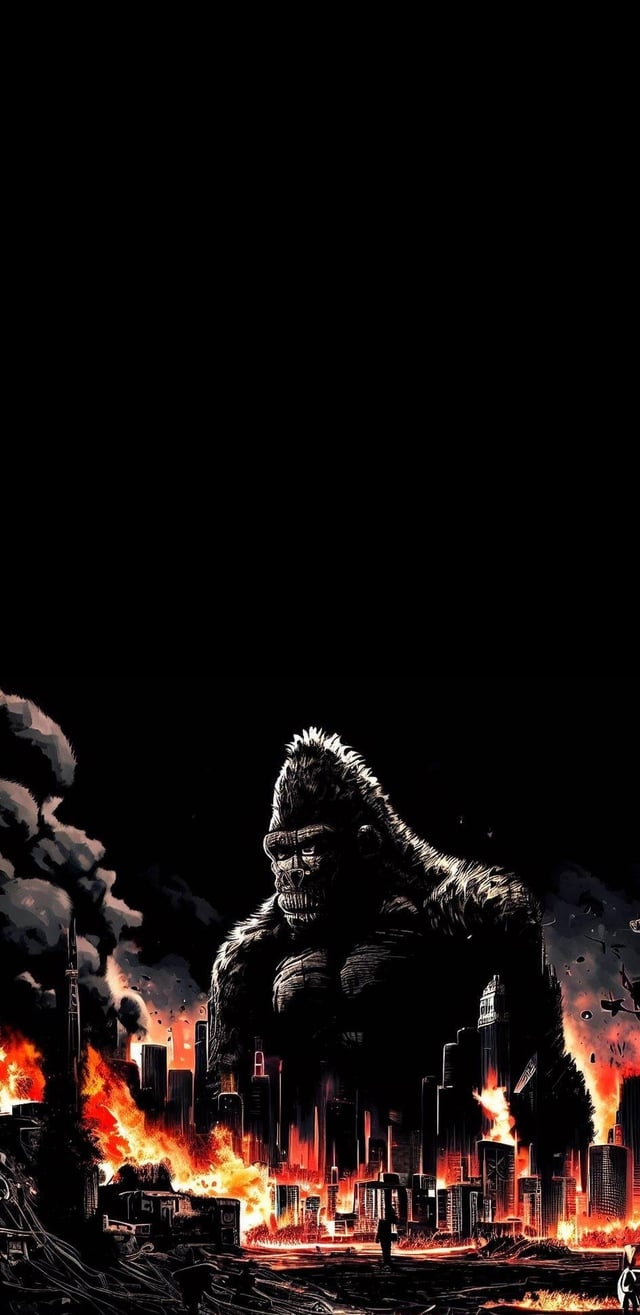 640x1320 Post apocalypse King Kong 1440x2960, Phone