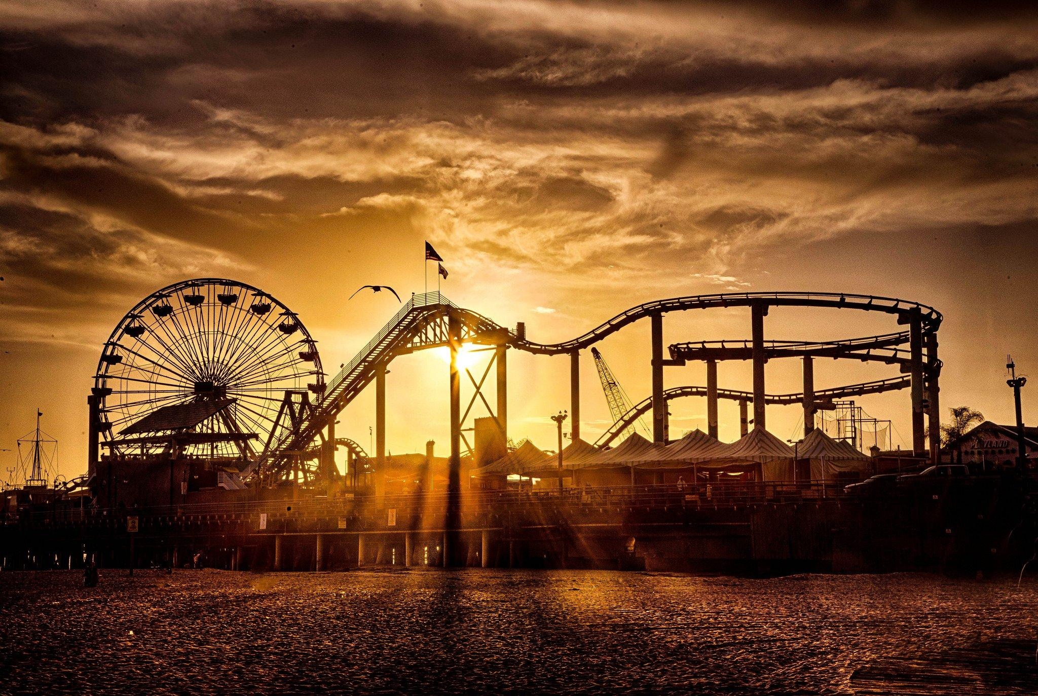 2050x1380 Santa Monica Pier Wallpaper Wallpaper - 1920x1080, Desktop