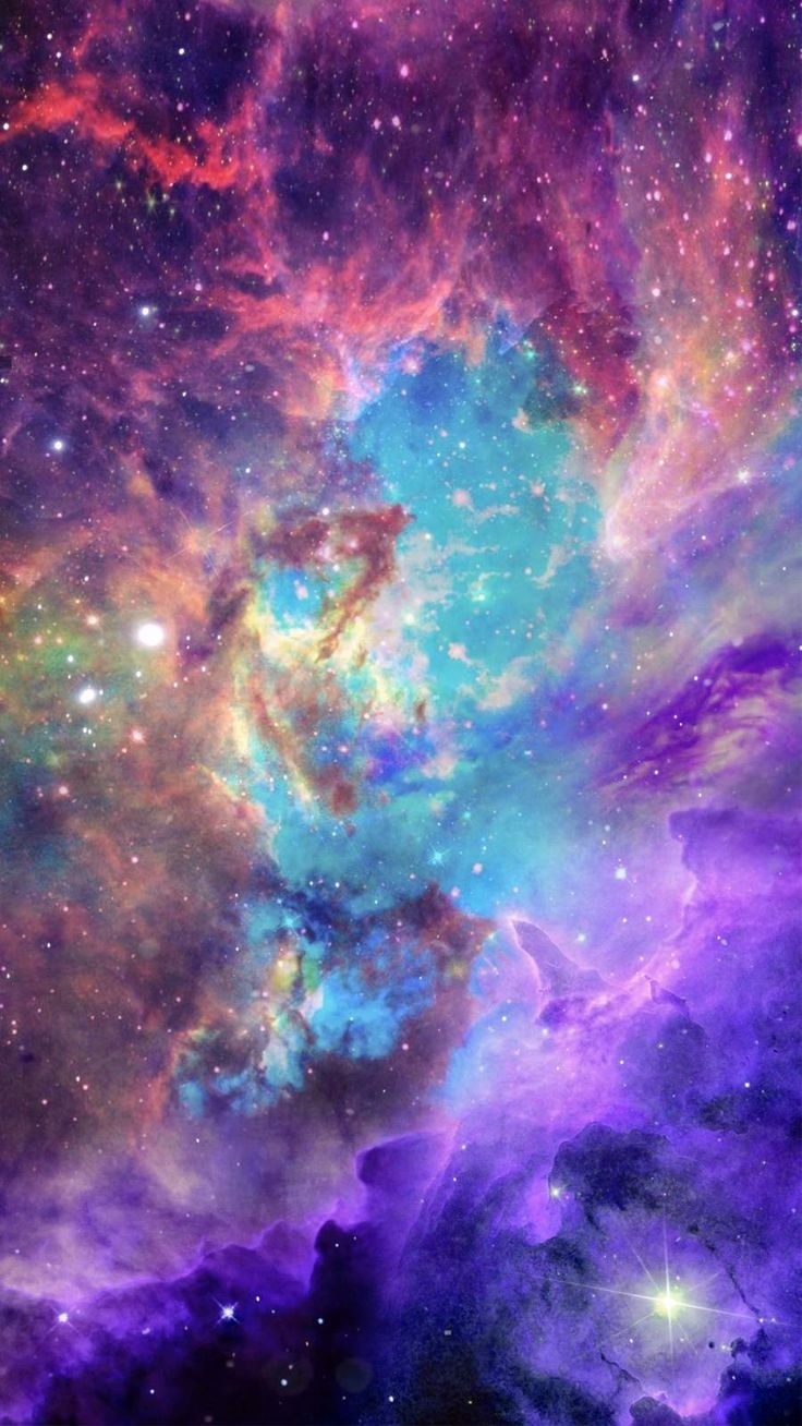 740x1310 Mesmerizing Nebula Mix iPhone Wallpaper the Beauty of the Universe, Phone