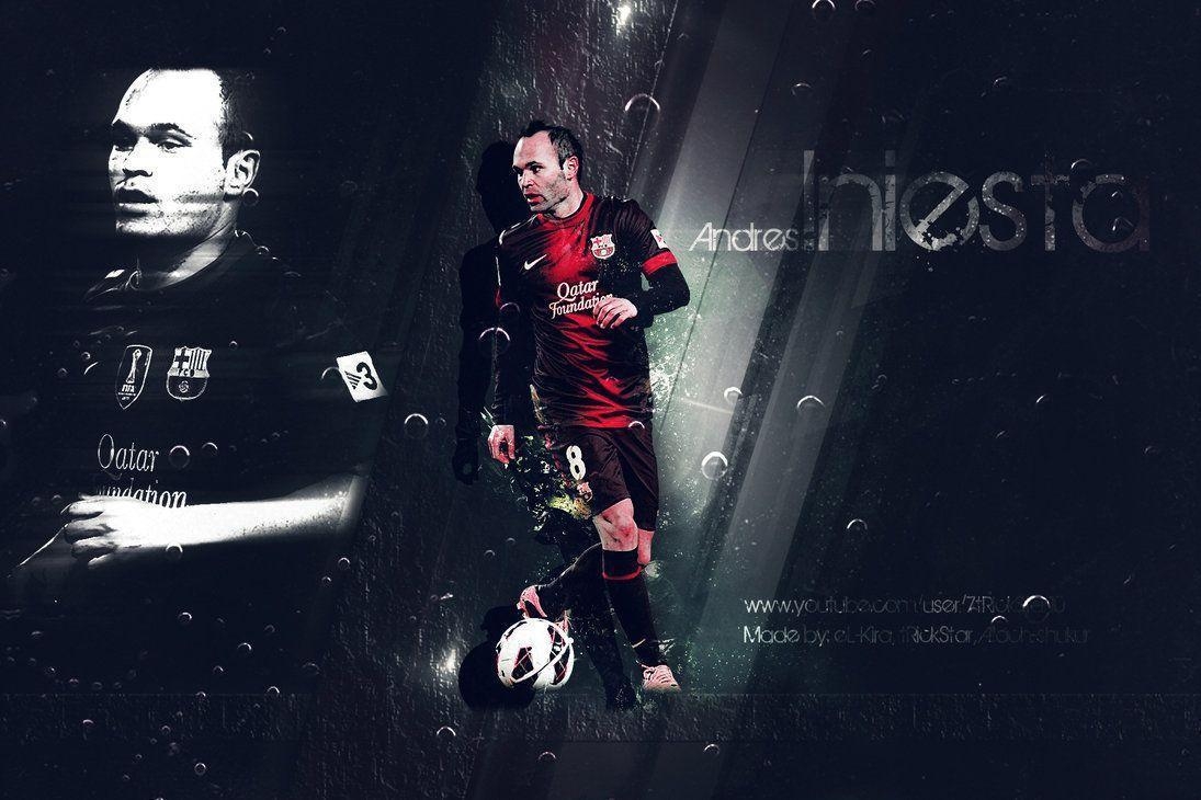 1100x730 Andres Iniesta Wallpaper 2013 14 HD By EL Kira, Desktop