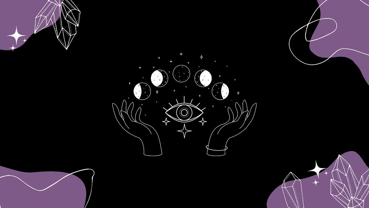 1280x720 Download Wallpaper Witch Magic Royalty Free Stock Illustration Image, Desktop