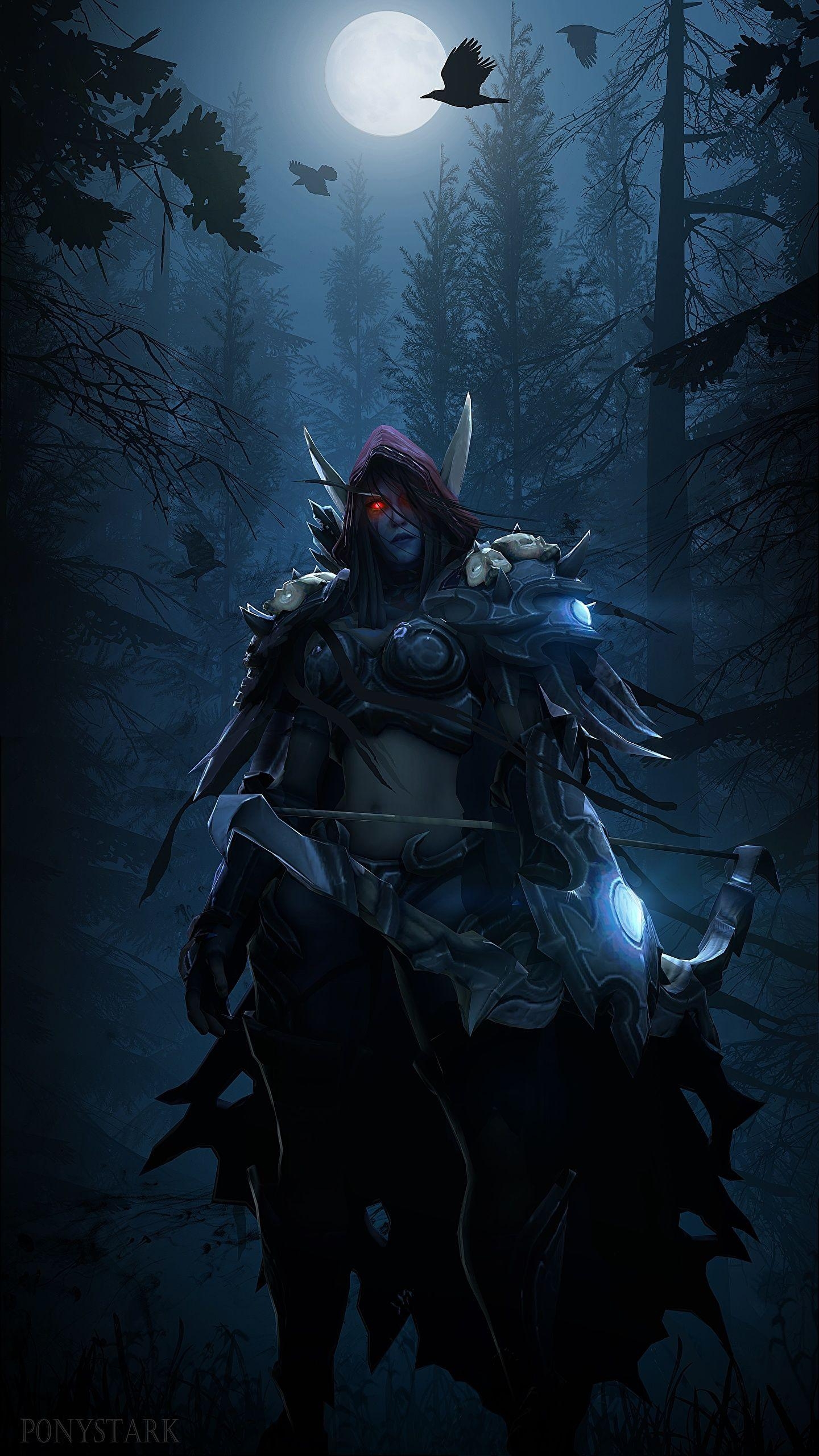 1440x2560 Wallpaper World of WarCraft Sylvanas Windrunner Warriors, Phone