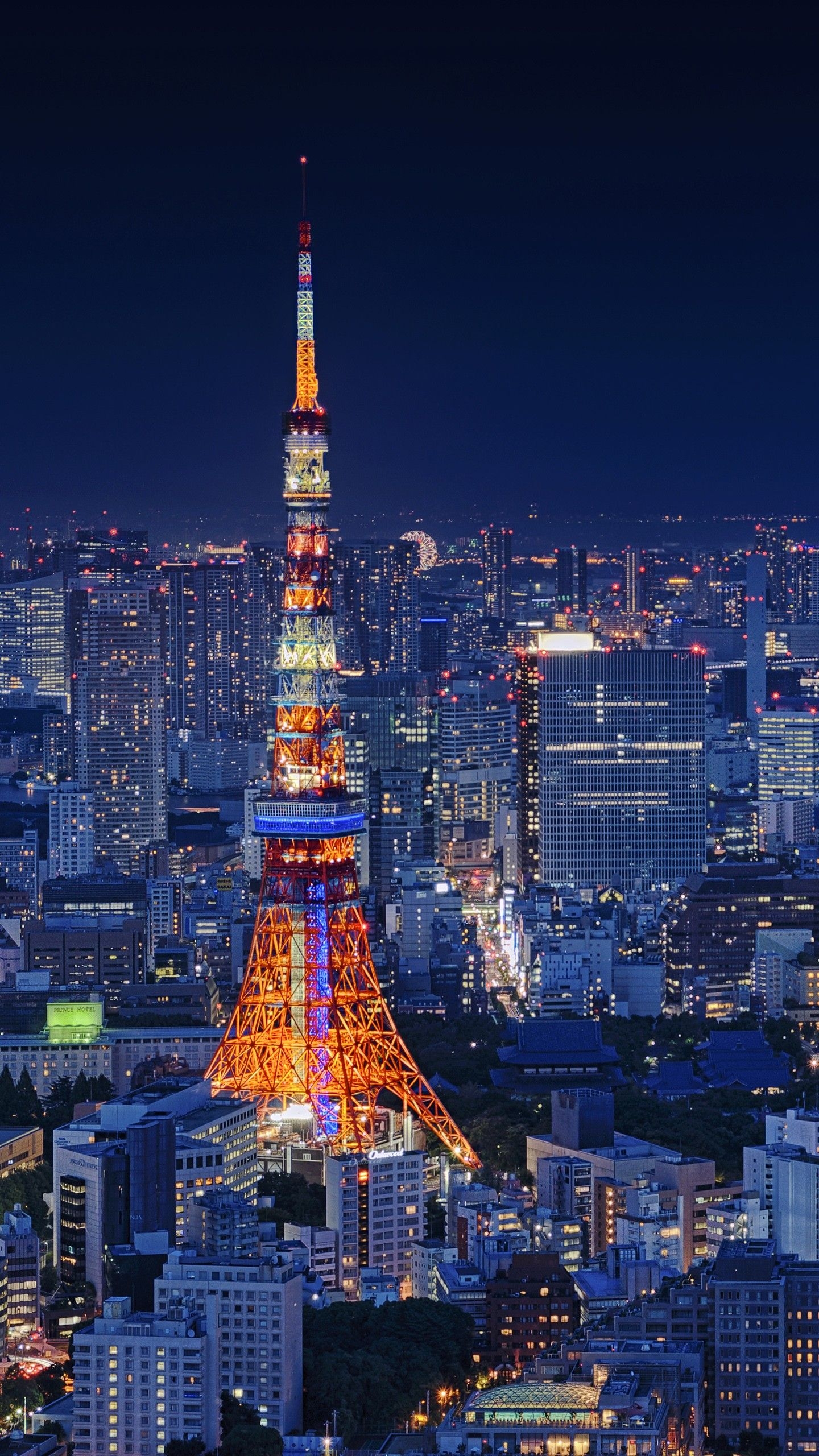 1440x2560 Tokyo Tower Japan 4K Wallpaper, Phone