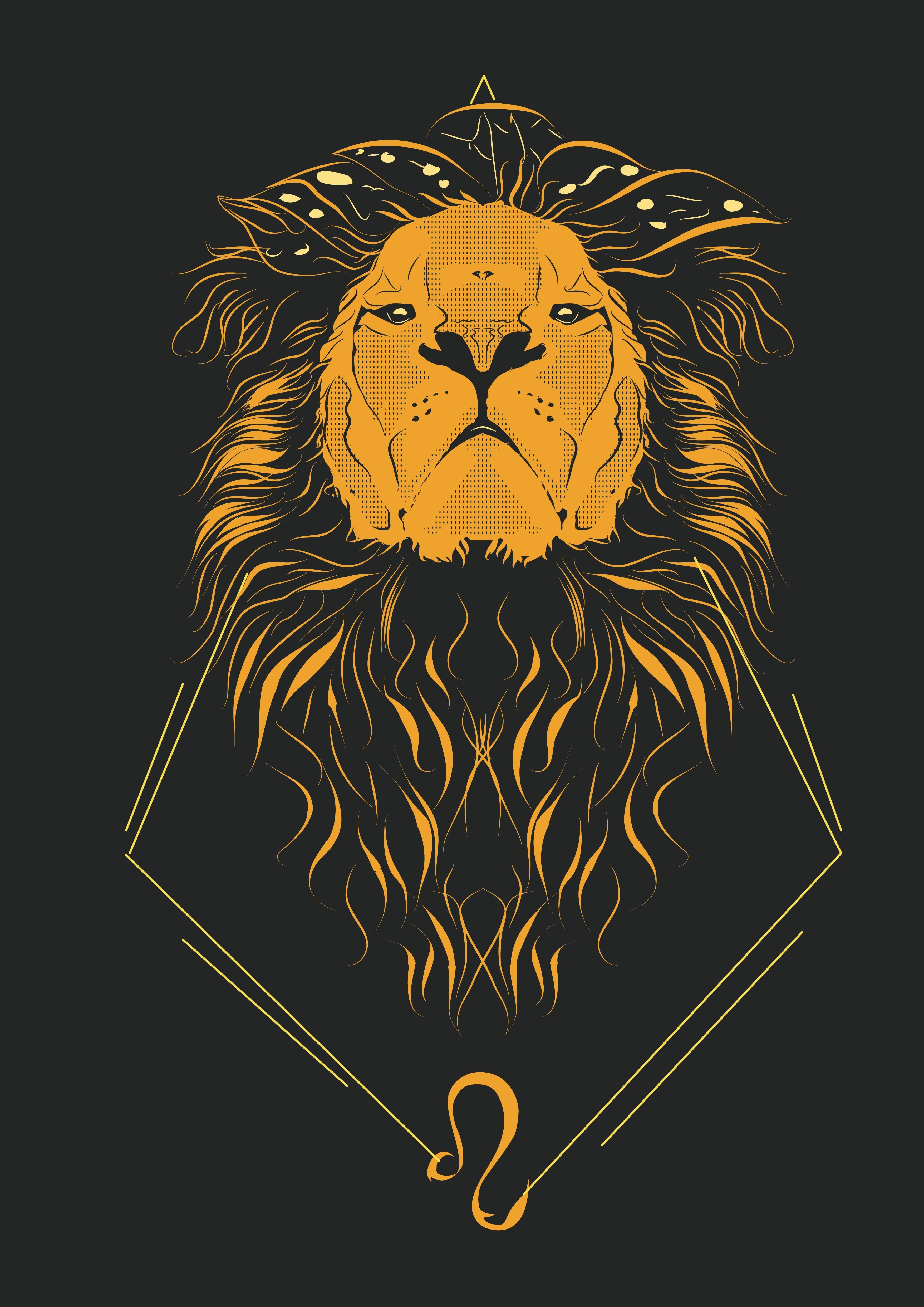 3510x4970 Zodiac Leo iPhone Wallpaper Free Zodiac Leo iPhone, Phone