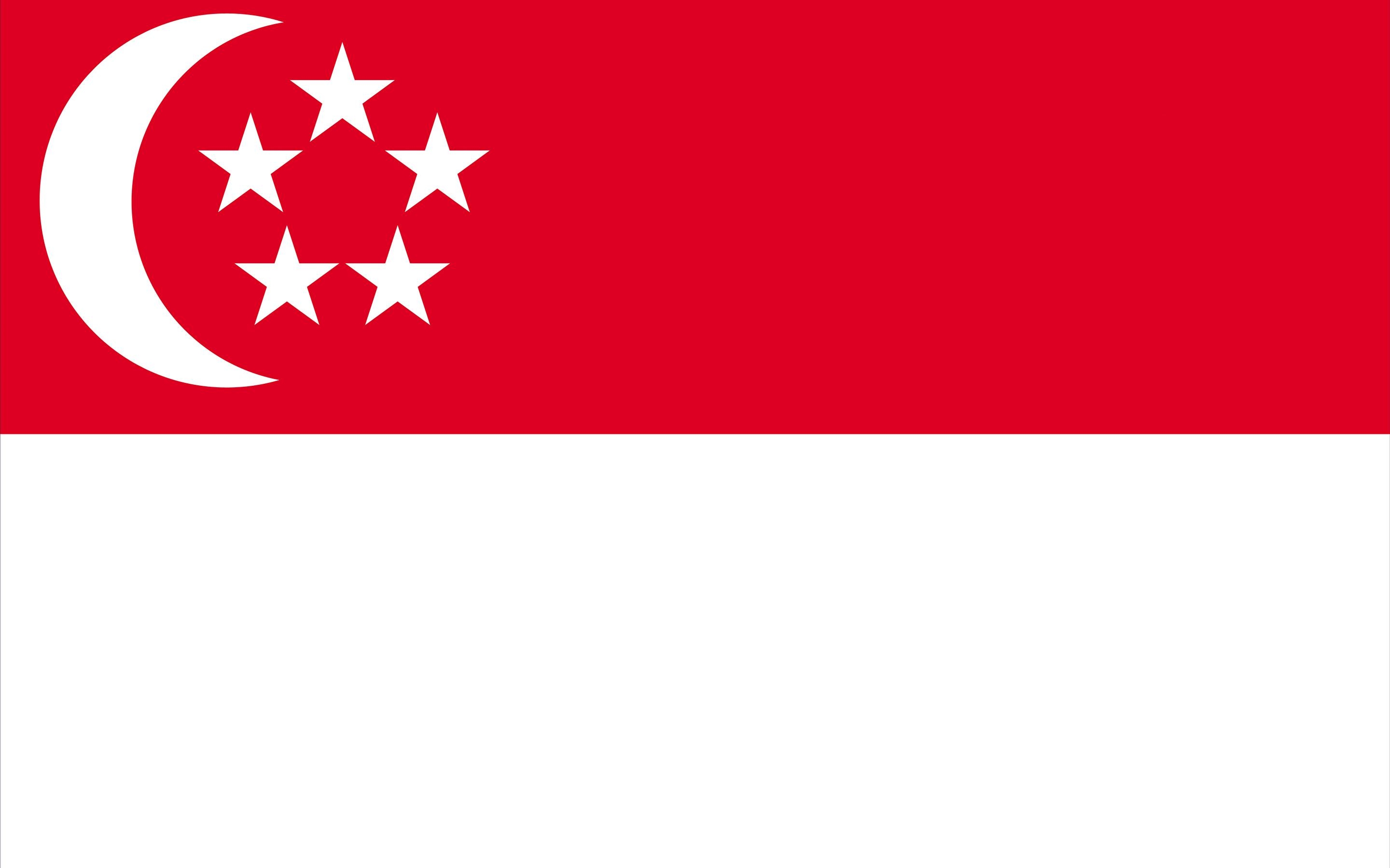 2880x1800 Wallpaper Singapore Flag, Desktop