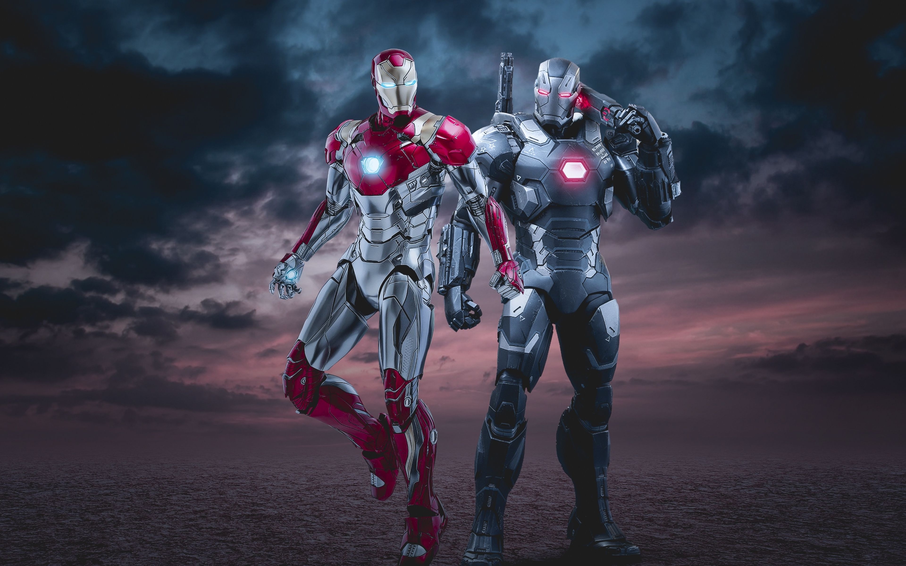 3840x2400 Download  wallpaper war machine and iron man, marvel, Desktop