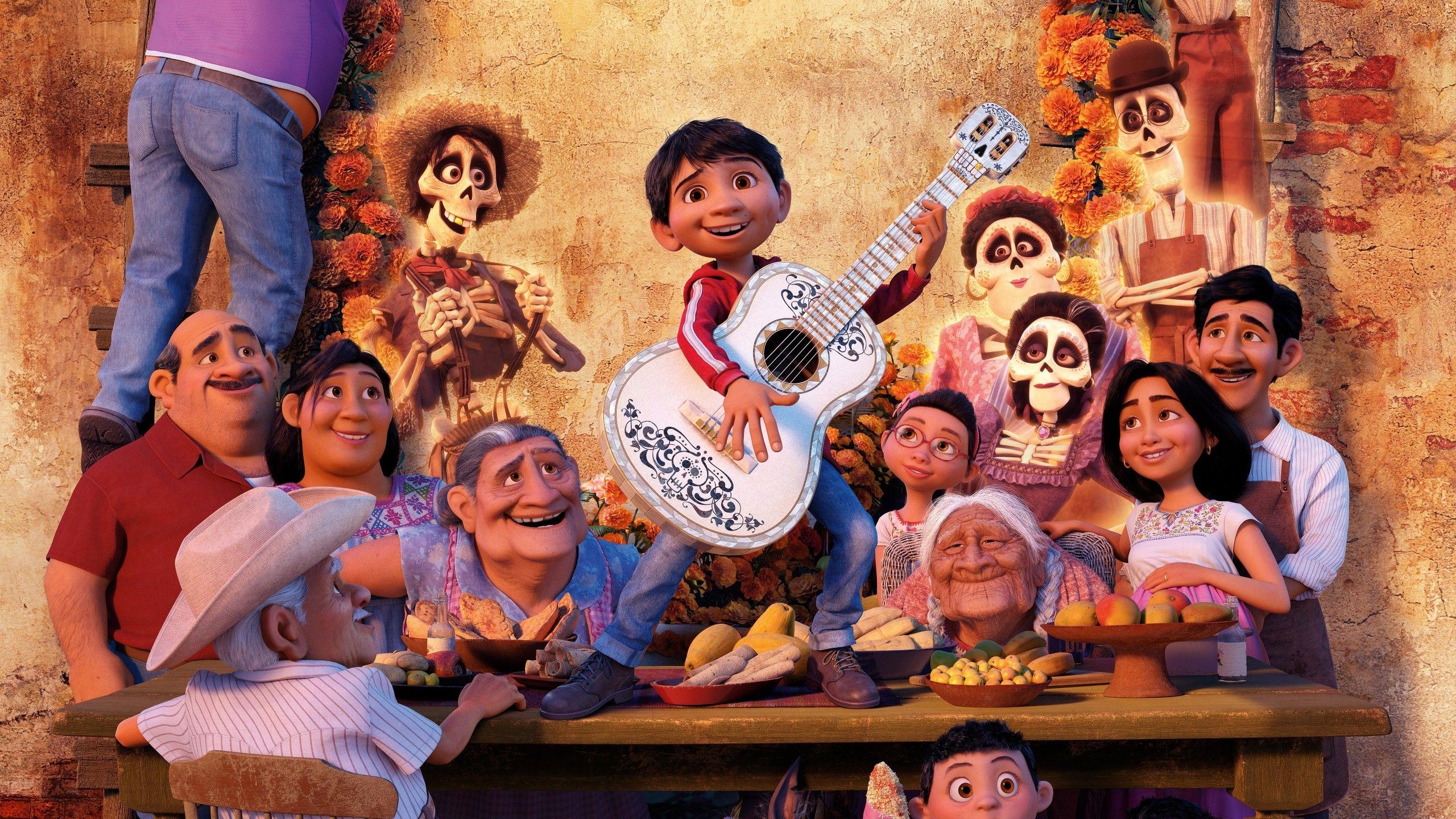 2560x1440 Wallpaper Coco, Pixar, Animation, HD, 5K, Movies, Desktop