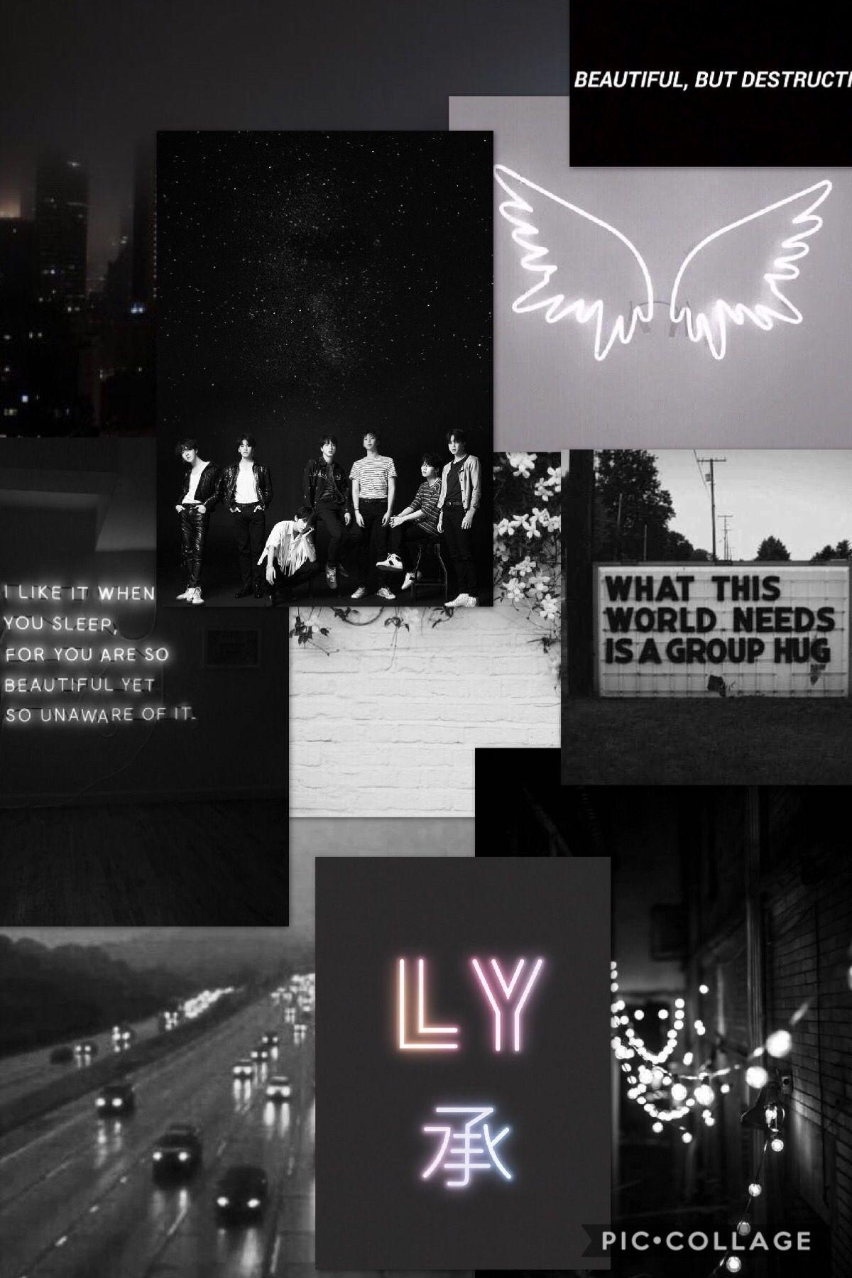 1200x1800 BTS #Black and #white #aesthetic #Kpop. Bts wallpaper, Kpop, Phone