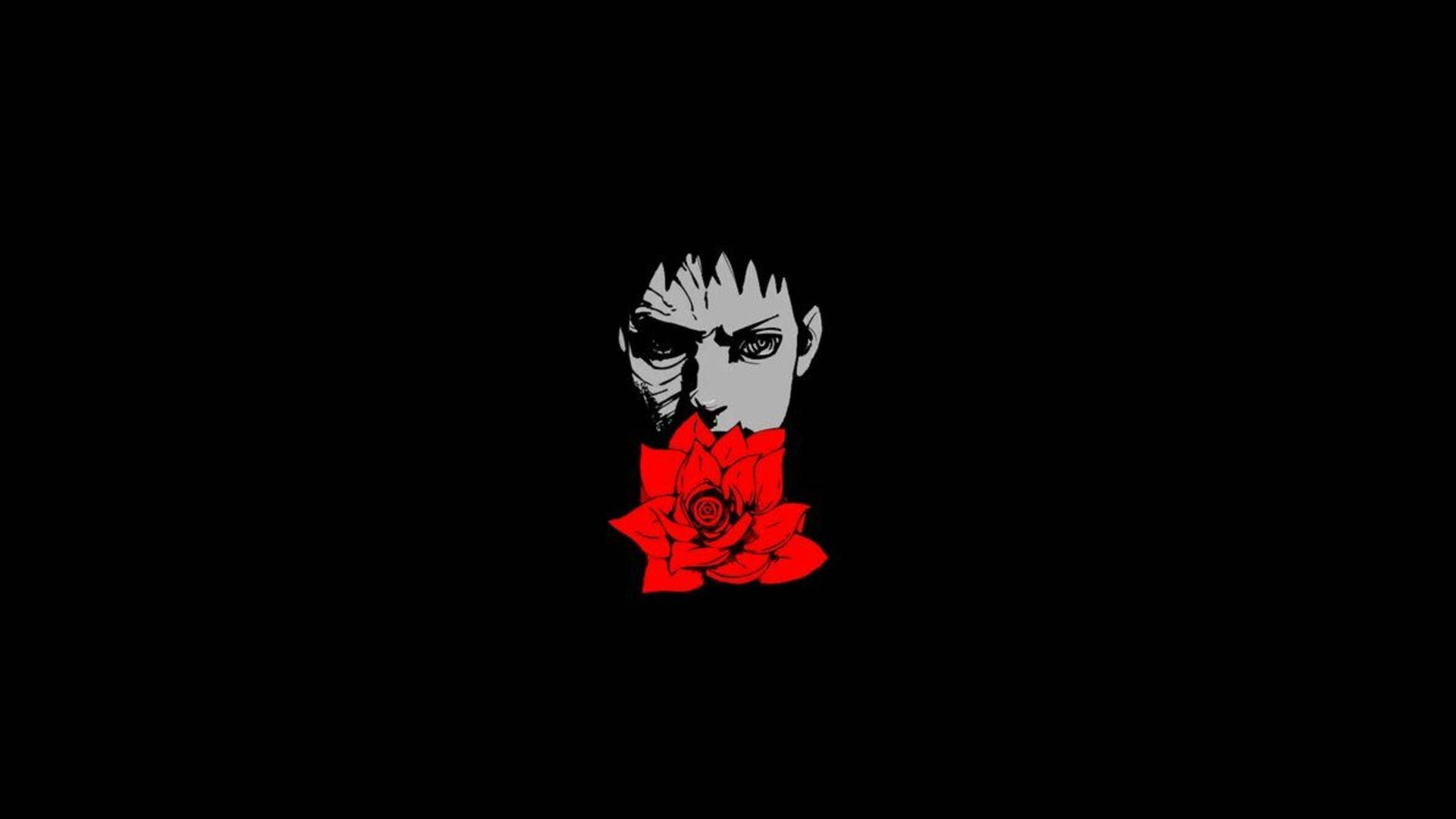 1920x1080 Download Red Flower Art Obito Wallpaper, Desktop