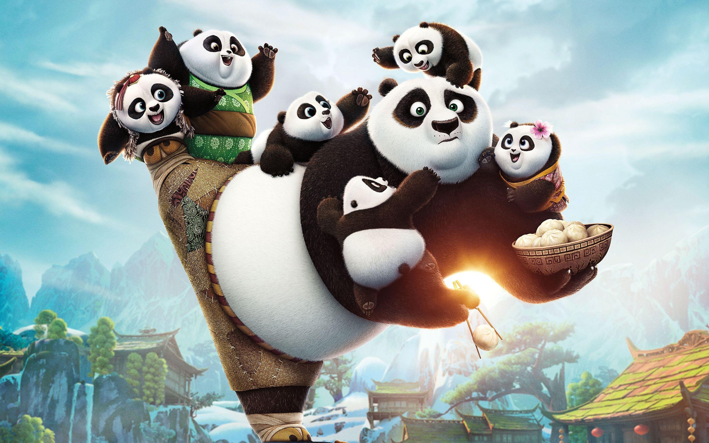 2880x1800 Kung Fu Panda 3 HD Wallpaper, Desktop