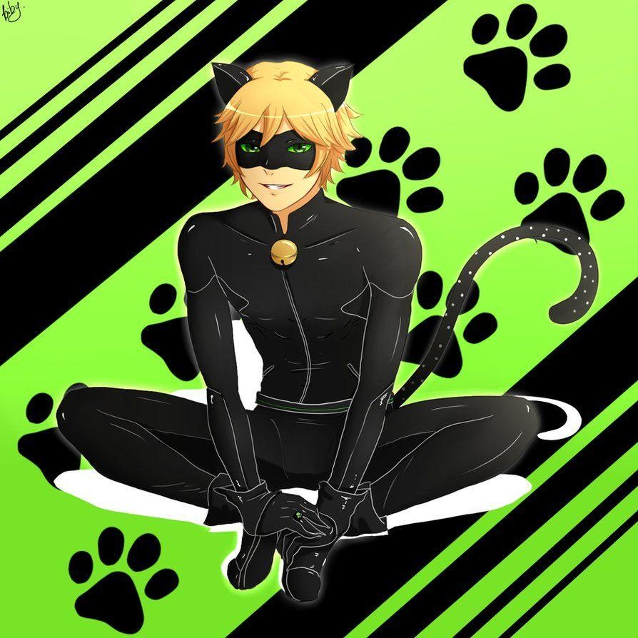 900x900 Miraculous Ladybug Chat Noir By Biby San, Phone