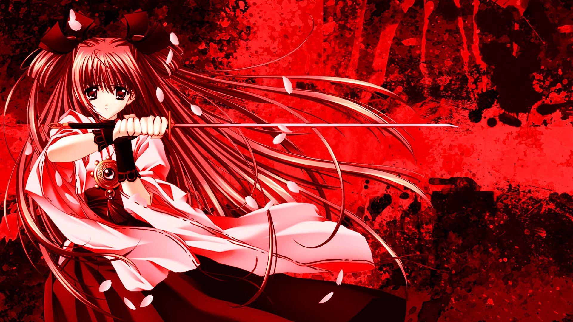 1920x1080 Red Anime Wallpaper, Desktop