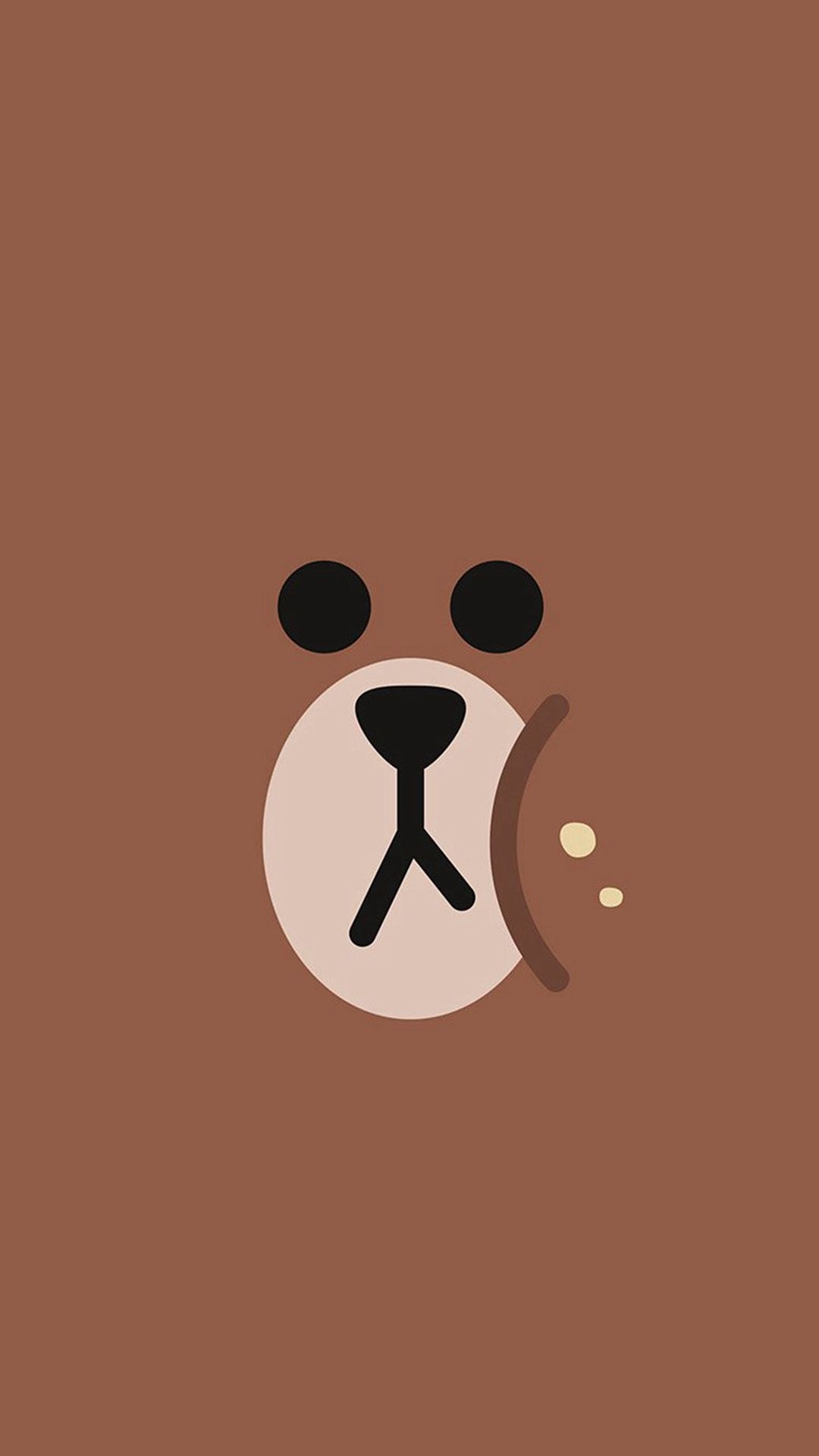 1080x1920 Cute Brown iPhone Wallpaper Free Cute Brown iPhone Background, Phone