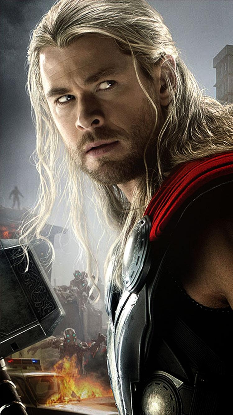 750x1340 Thor iPhone Wallpaper, Phone