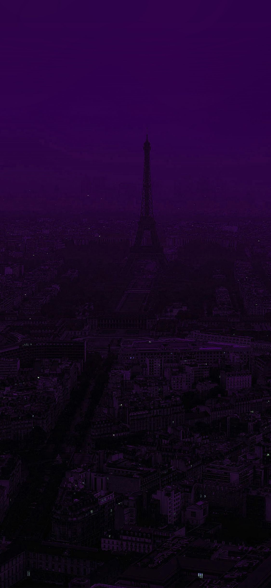 1130x2440 IPhonexpapers.com Apple IPhone Wallpaper Bb43 Paris Dark Purple City Illustration Art. Dark Purple Wallpaper, Dark Purple Aesthetic, Purple City, Phone