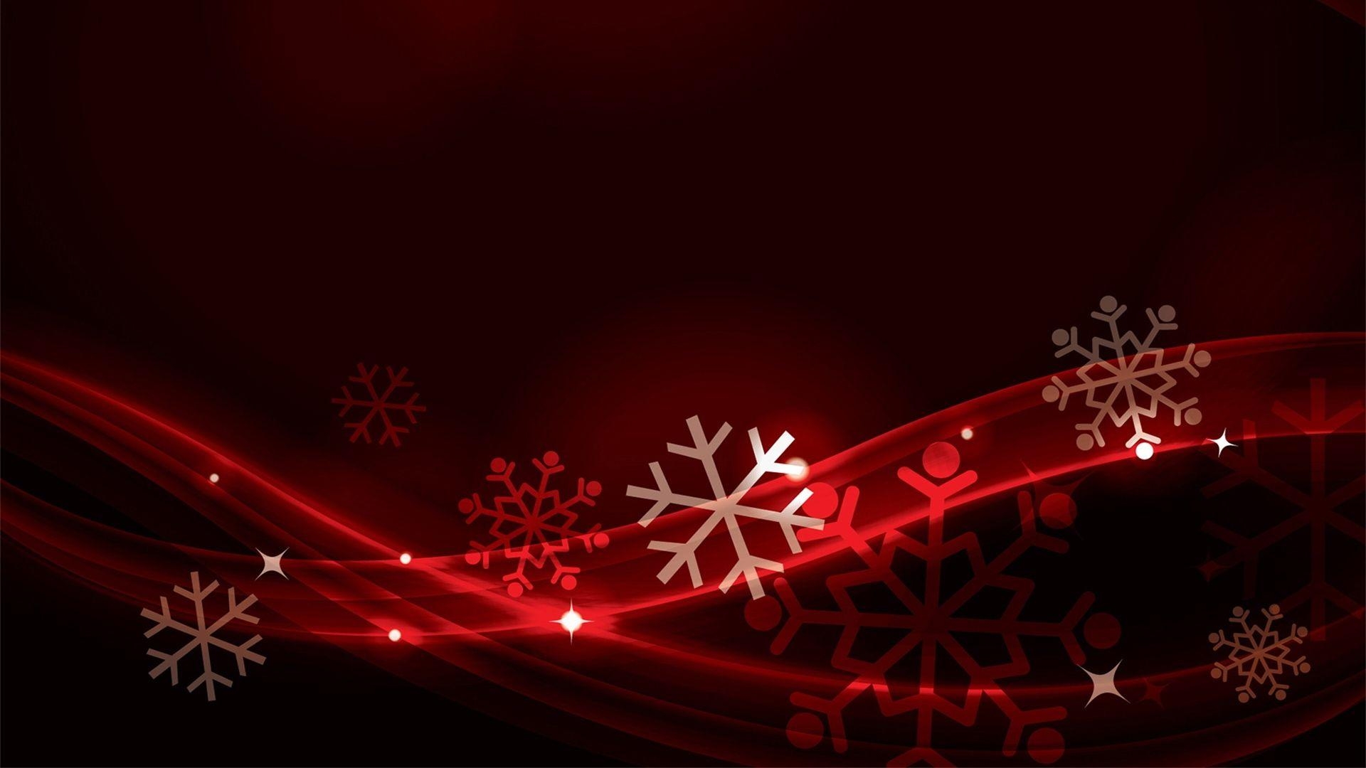 1920x1080 Red Snowflake Wallpaper HD, Desktop