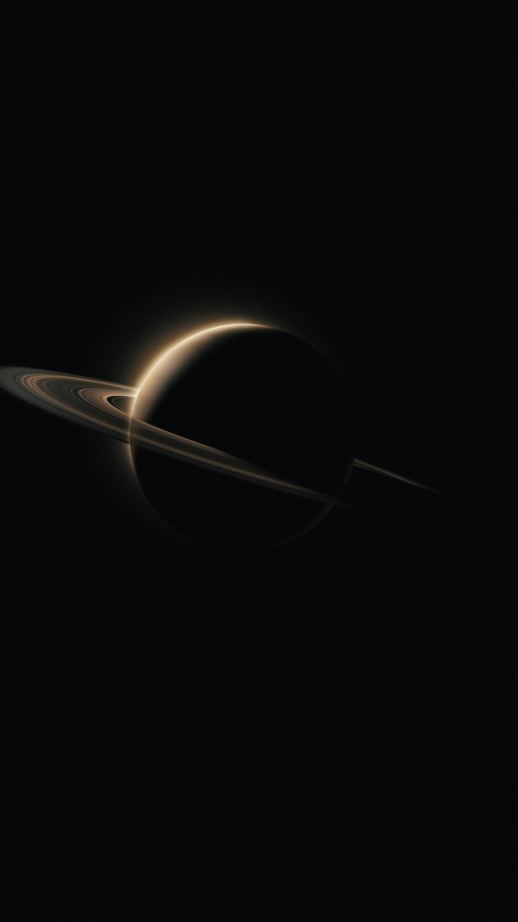 750x1340 Download wallpaper  saturn, planet, dark, iphone iphone  HD background, 22244, Phone