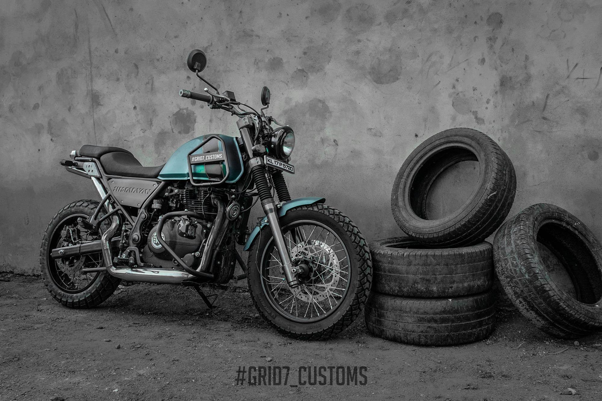 2000x1340 Restored Royal Enfield Himalayan by GRID7 CustomsCC.com, Desktop