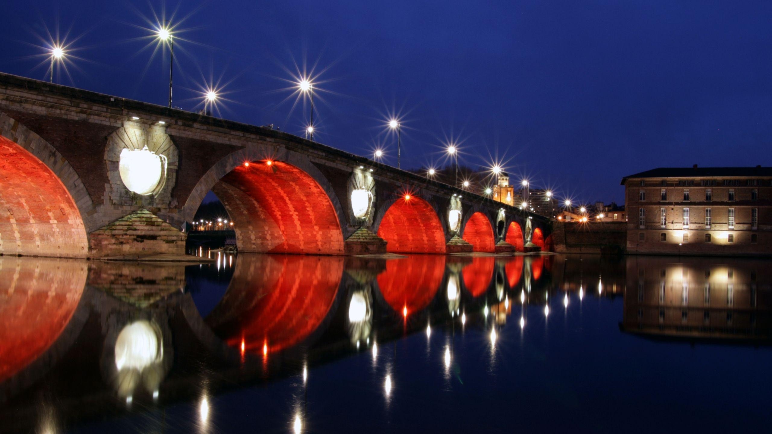 2560x1440 Pont Neuf, Toulouse HD Wallpaper, Desktop