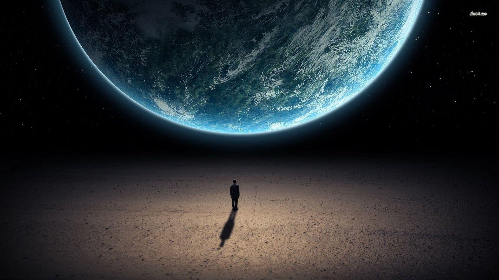 1920x1080 Man looking at Earth from space wallpaper wallpaper, Desktop