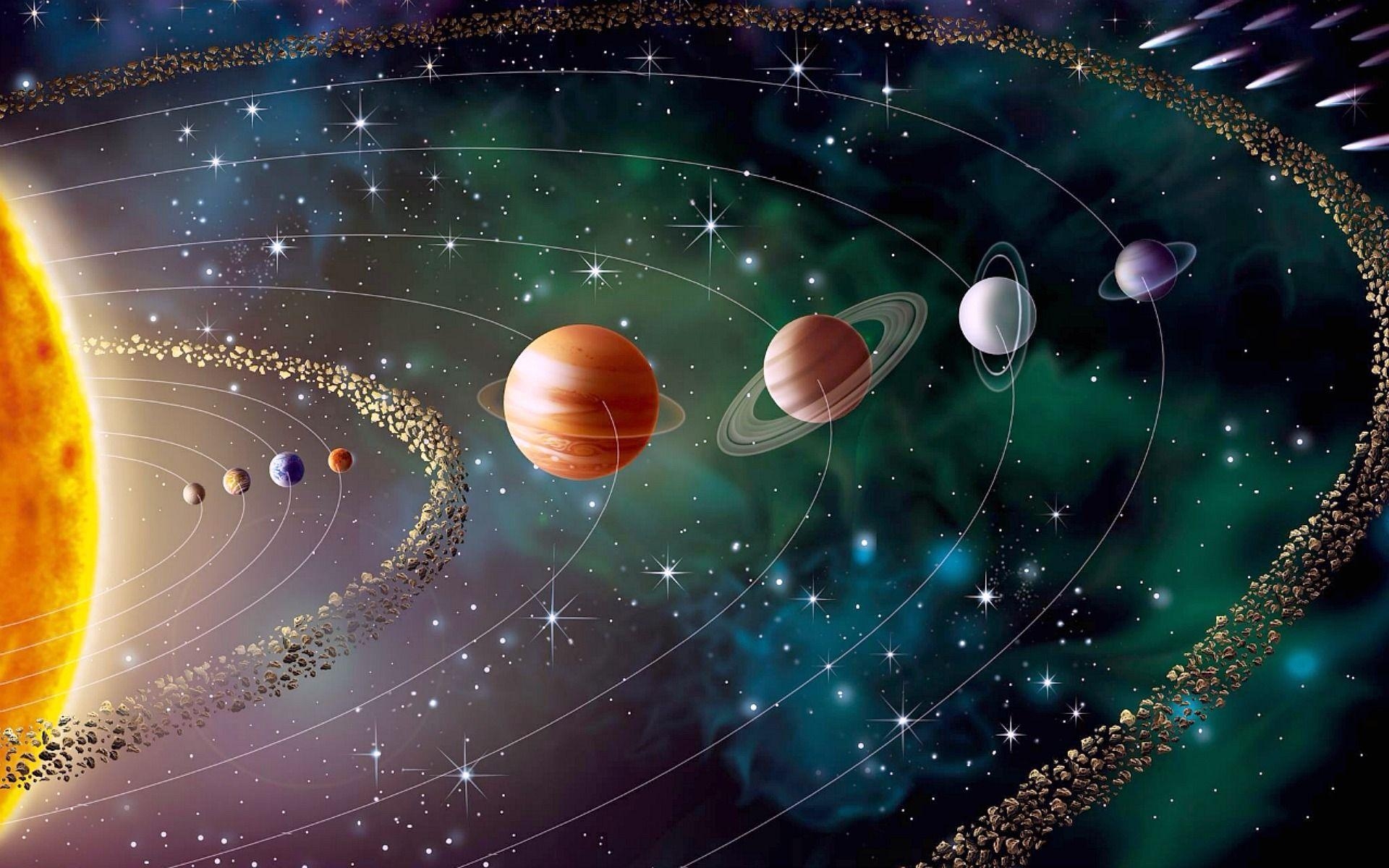 1920x1200 The Solar System Wallpaper, Desktop