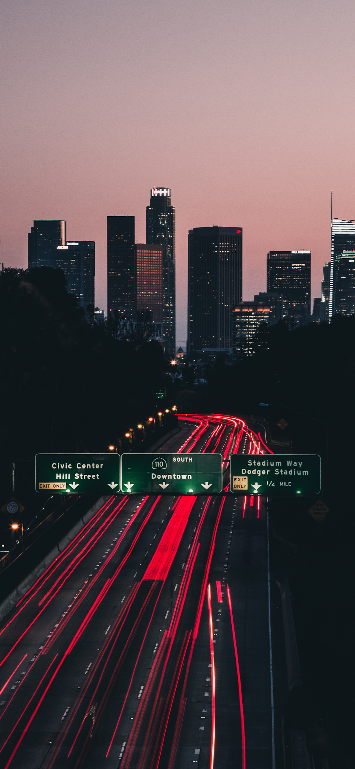 1250x2690 iPhone Wallpaper Los Angeles, Phone