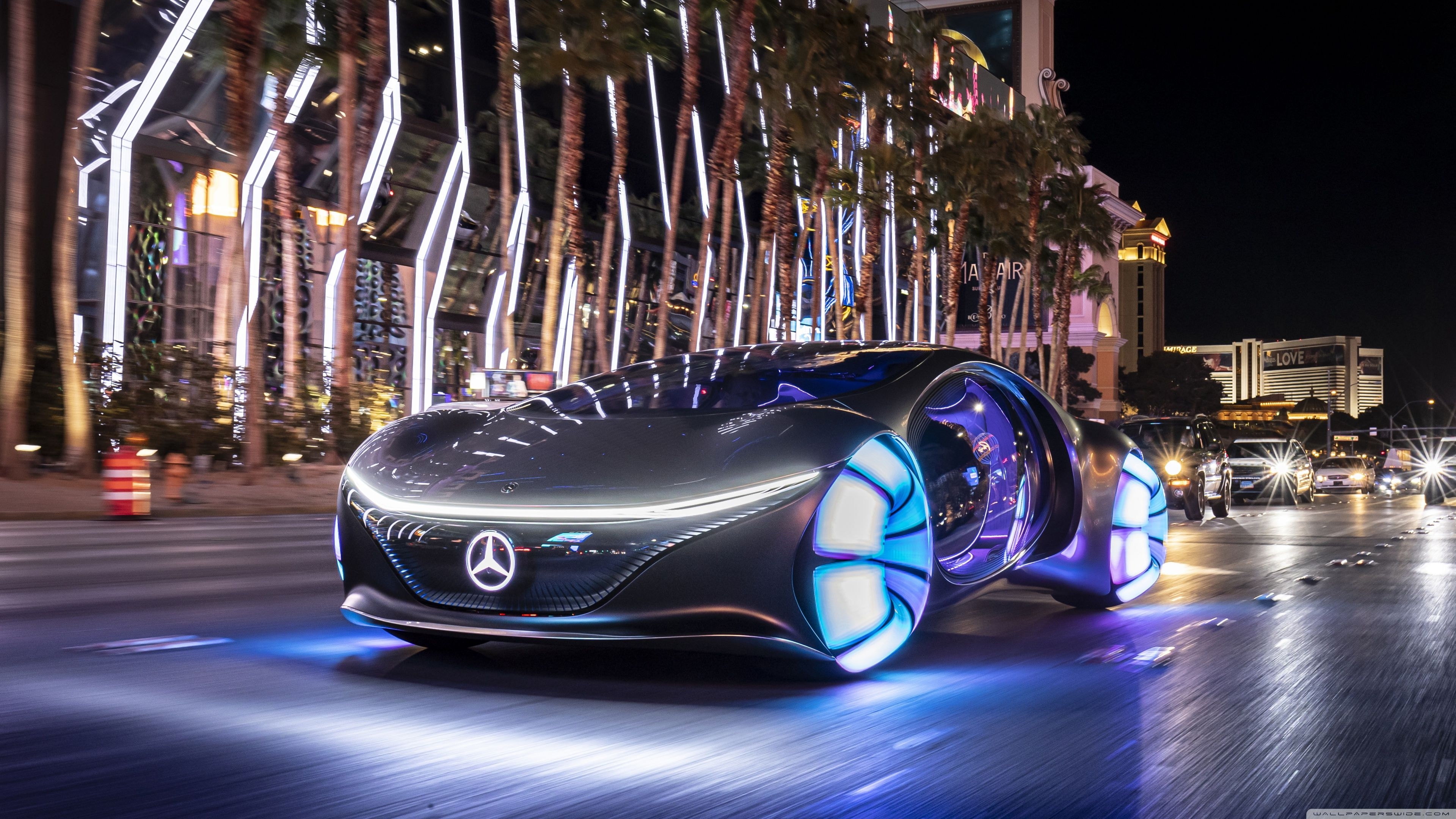 3840x2160 Mercedes Benz VISION AVTR 2020 Electric Car Ultra HD Desktop Background Wallpaper for 4K UHD TV, Widescreen & UltraWide Desktop & Laptop, Tablet, Desktop