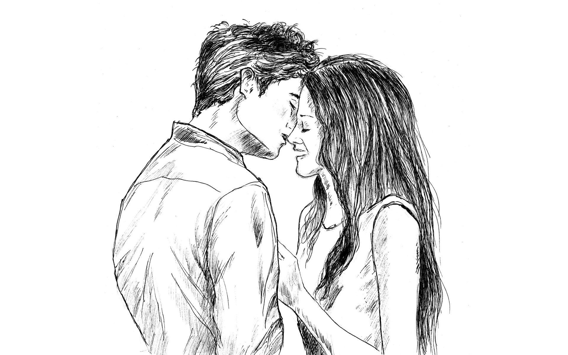 1920x1200 Cute love drawings pencil art. Cute couple drawings, Desktop