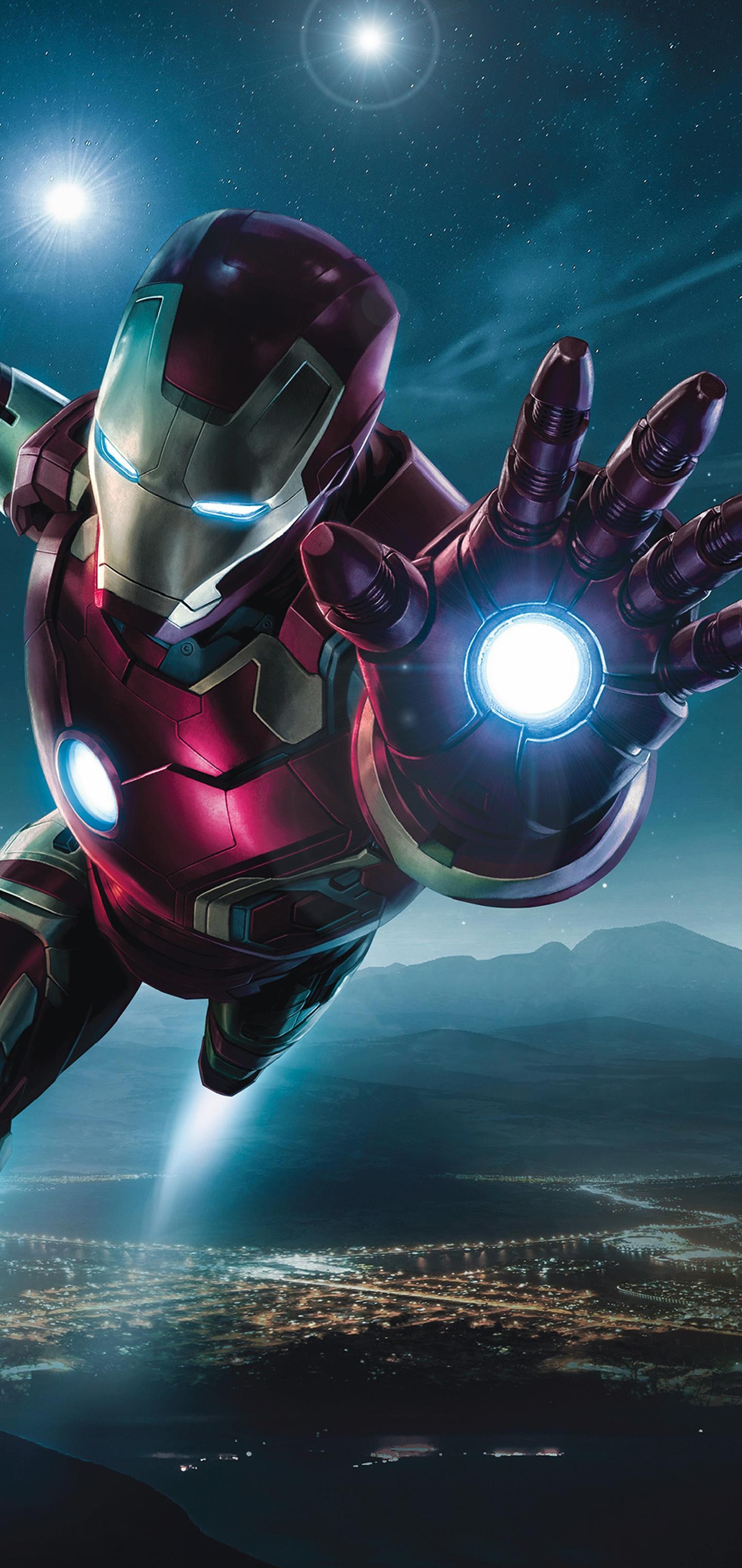 1440x3040 iPhone Iron Man Wallpaper 4k, Phone