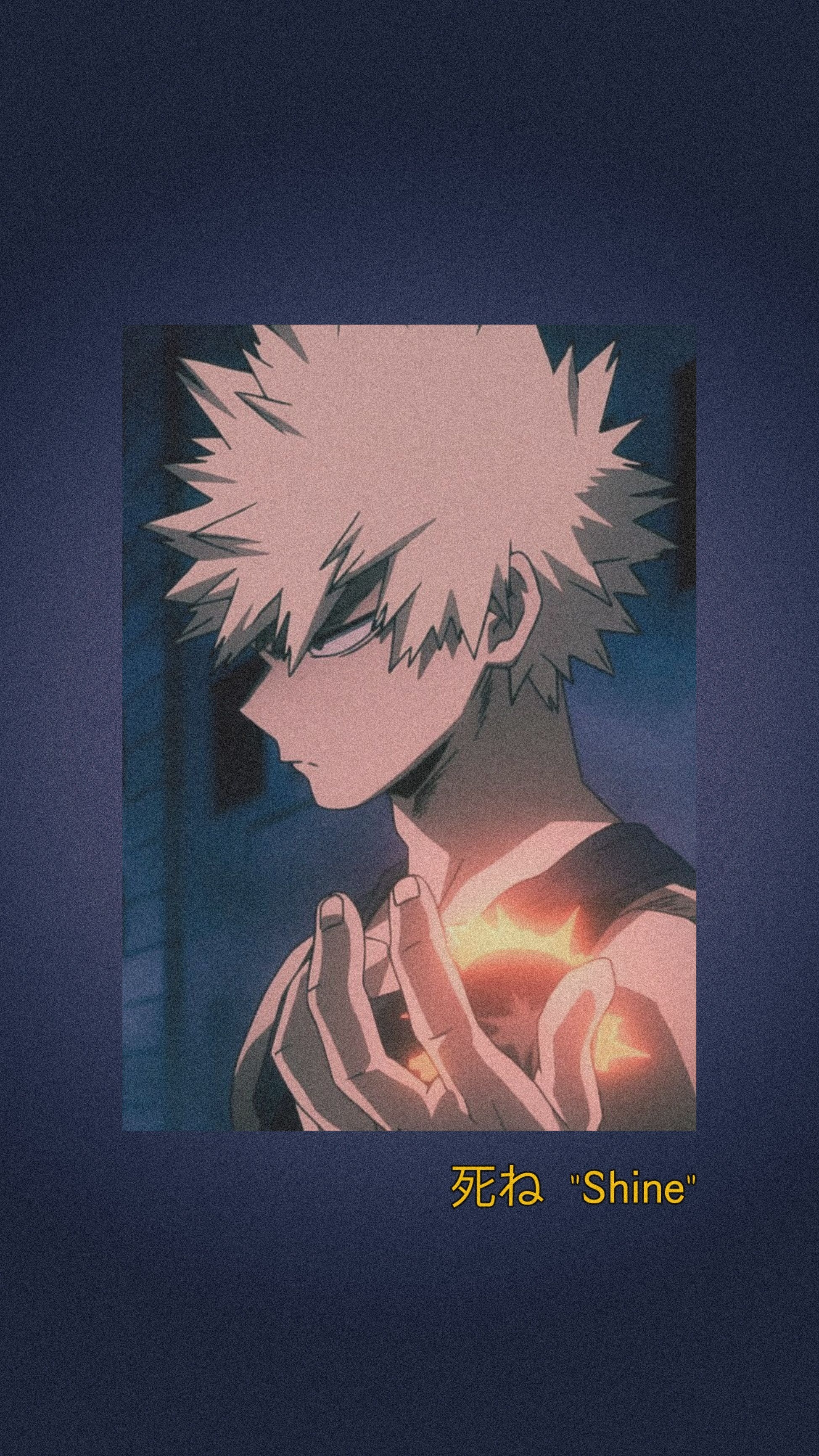 1950x3470 Katsuki Bakugo. Cute anime wallpaper, Anime background wallpaper, Aesthetic anime, Phone