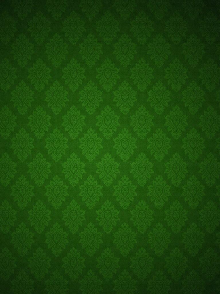 770x1030 Download Background Green Floral Pattern Wallpaper iPad iPhone HD, Phone