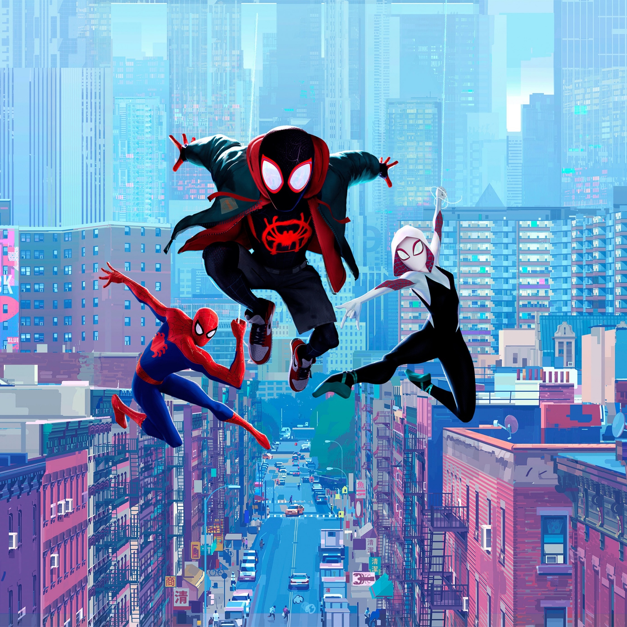 2050x2050 Spider Man: Into The Spider Verse Wallpaper 4K, Miles Morales, Phone