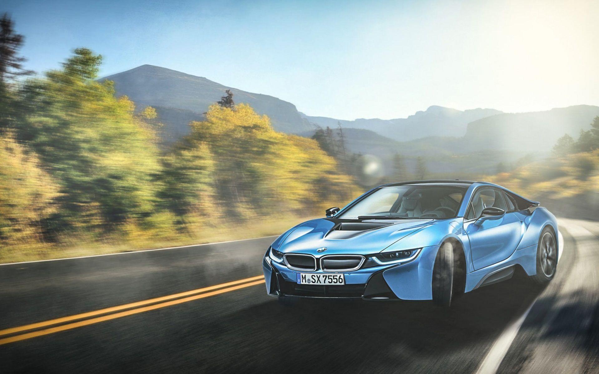 1920x1200 BMW i8 Blue Wallpaper, Desktop