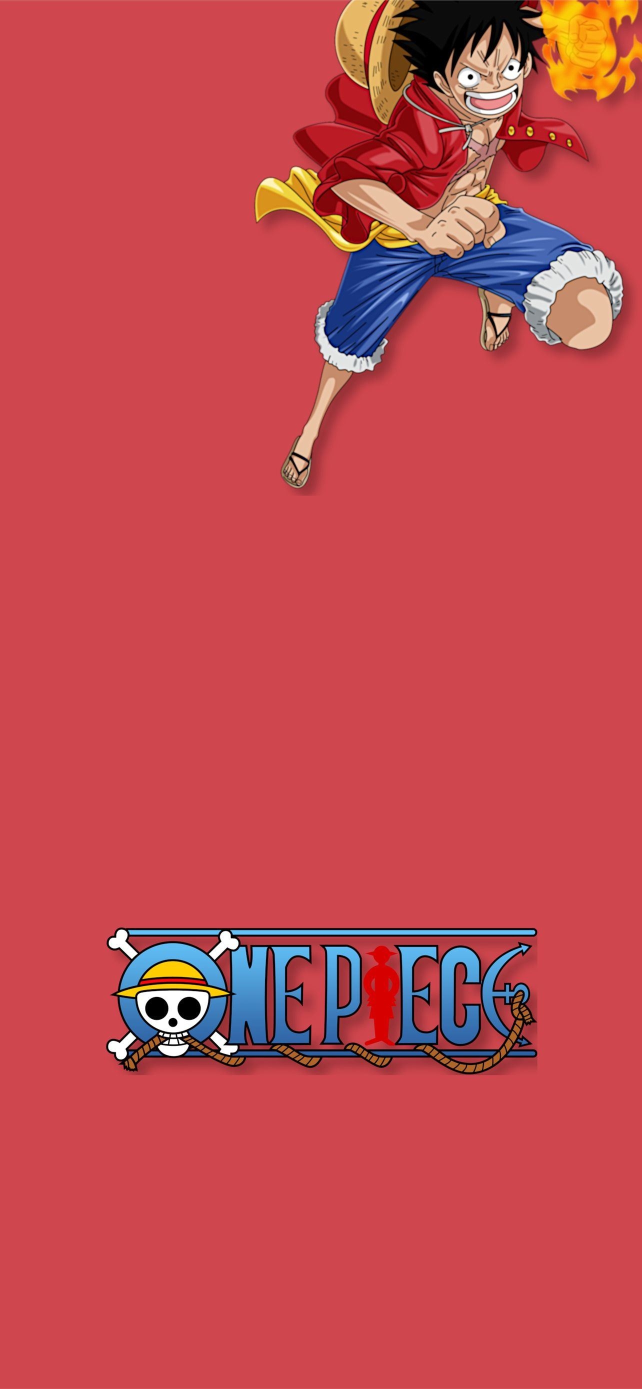 1290x2780 One Piece Red Wallpaper Free One Piece Red Background, Phone