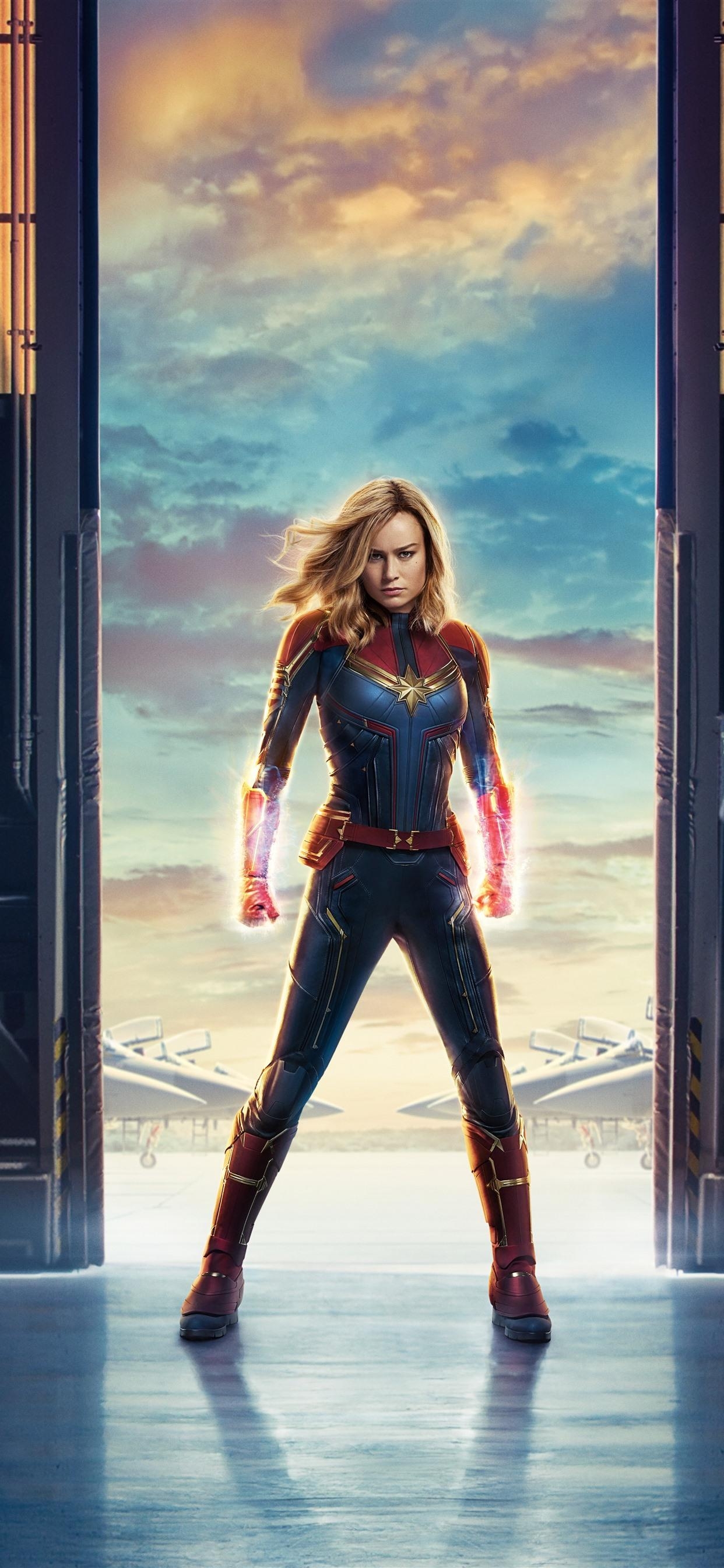 1250x2690 Captain Marvel, Brie Larson, Marvel movie 2019  iPhone XS, Phone