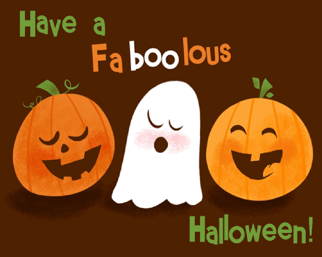 1280x1030 Cute Happy Halloween Wallpaper, Desktop