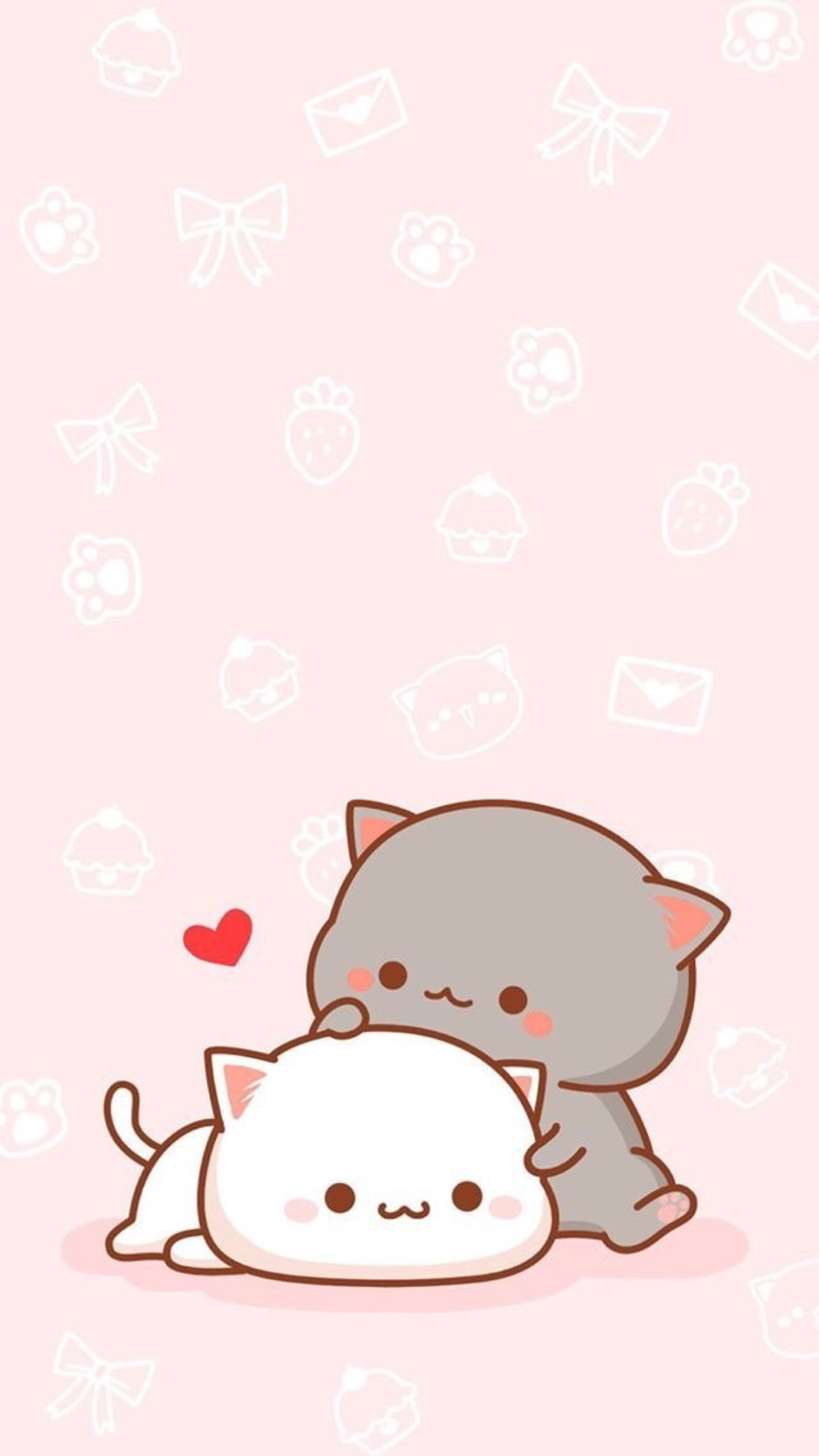 1250x2210 Mochi Mochi Peach Cat, Phone