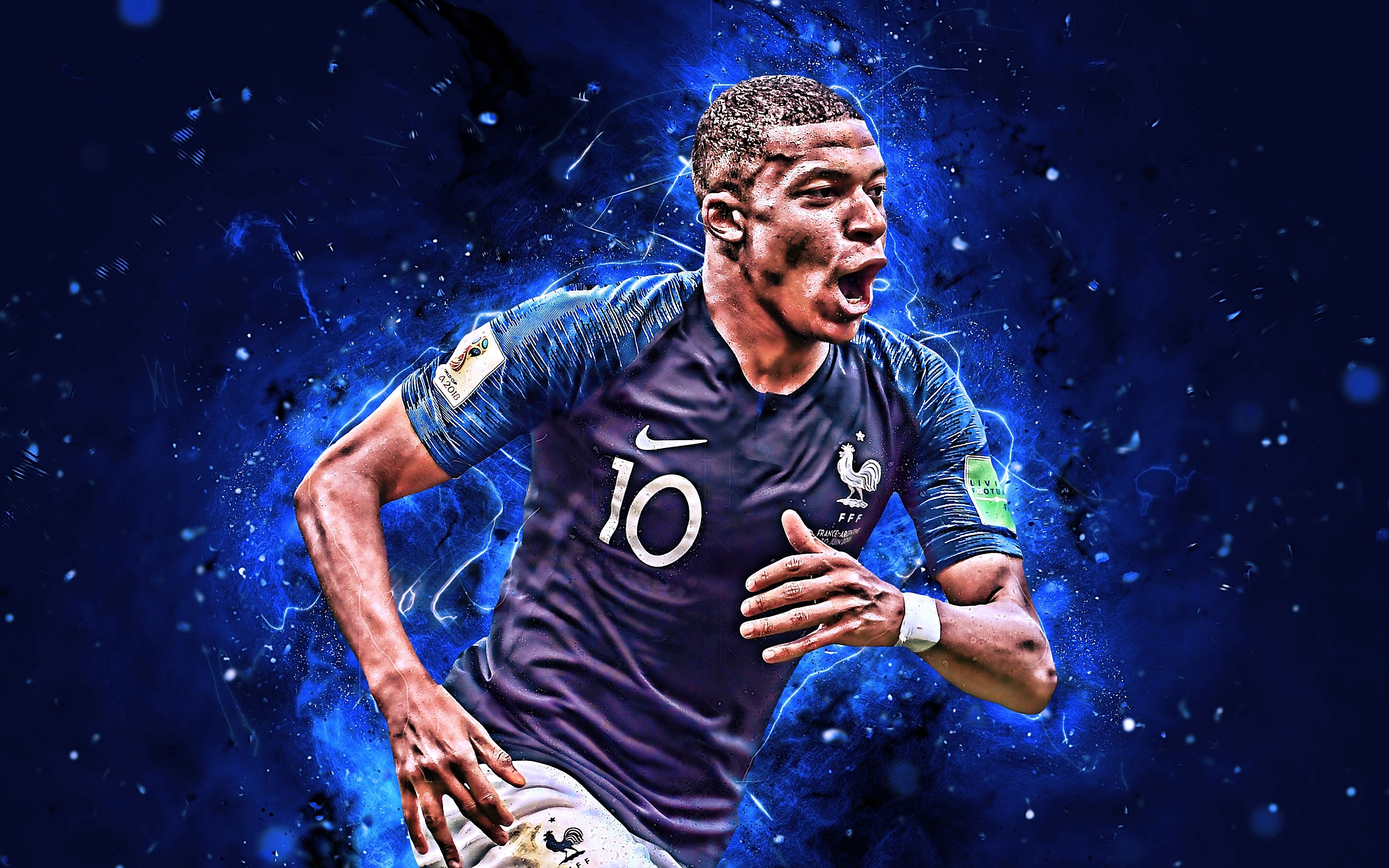 3840x2400 Sports Kylian Mbappé 4k Ultra HD Wallpaper, Desktop