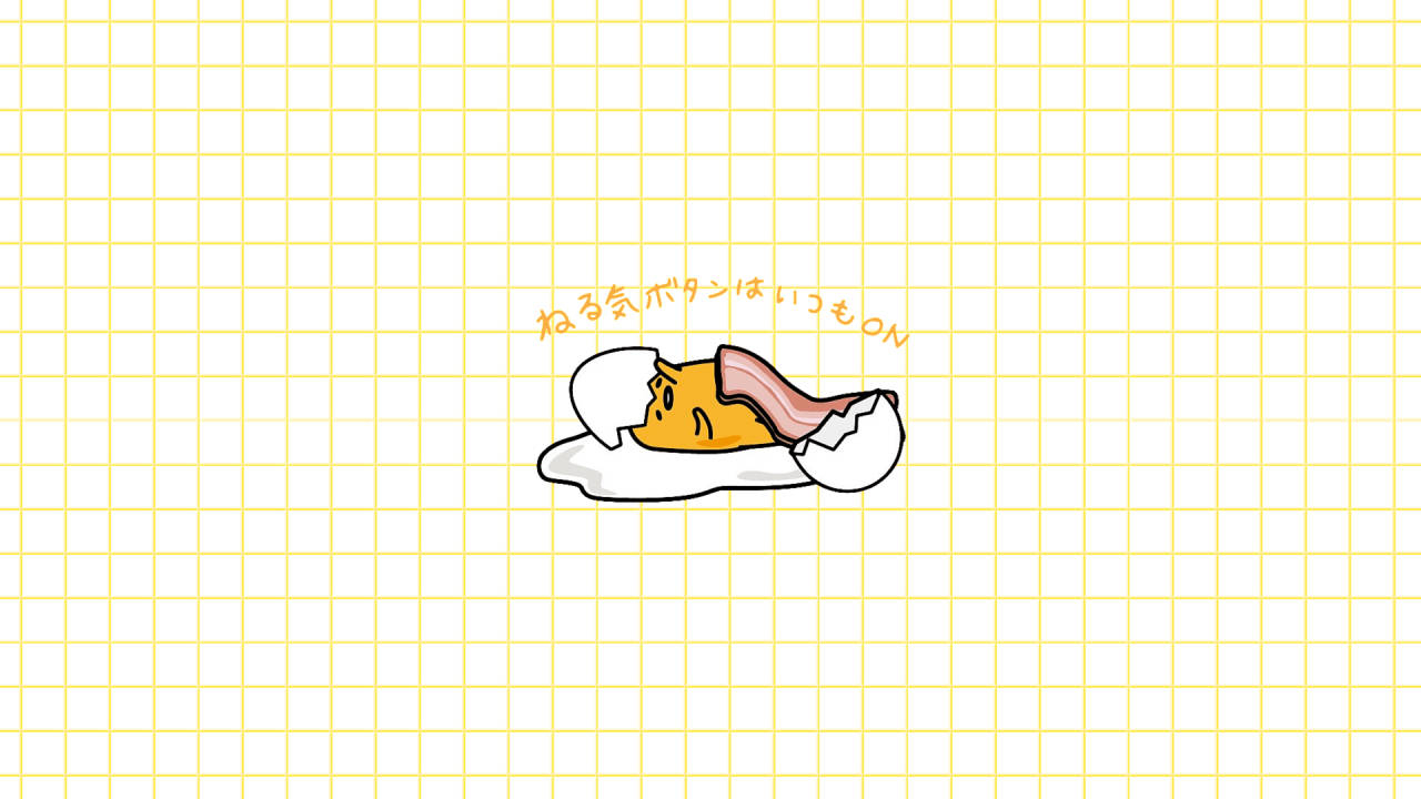 1280x720 Download Minimalist Aesthetic Desktop Cartoon Gudetama Wallpaper, Desktop