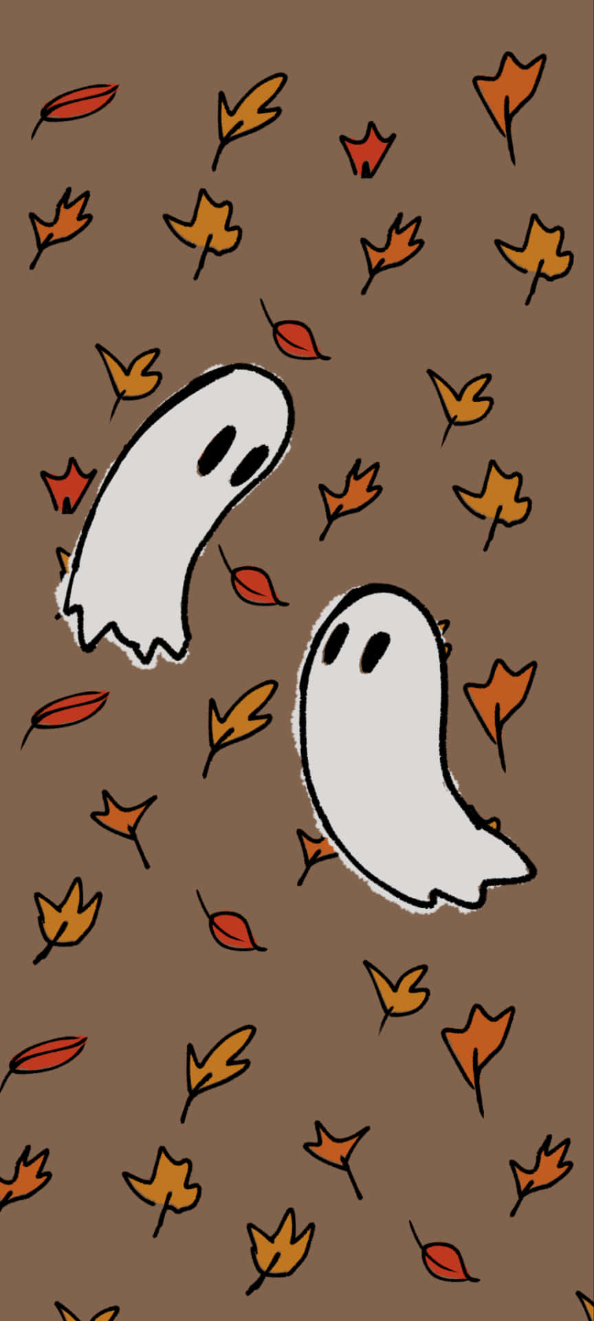 870x1920 Cute Ghost Wallpaper, Phone