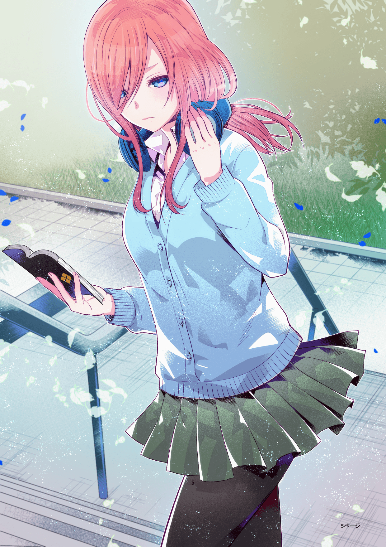 1240x1760 Miku Nakano Quintessential Quintuplets #fanart #manga #anime, Phone