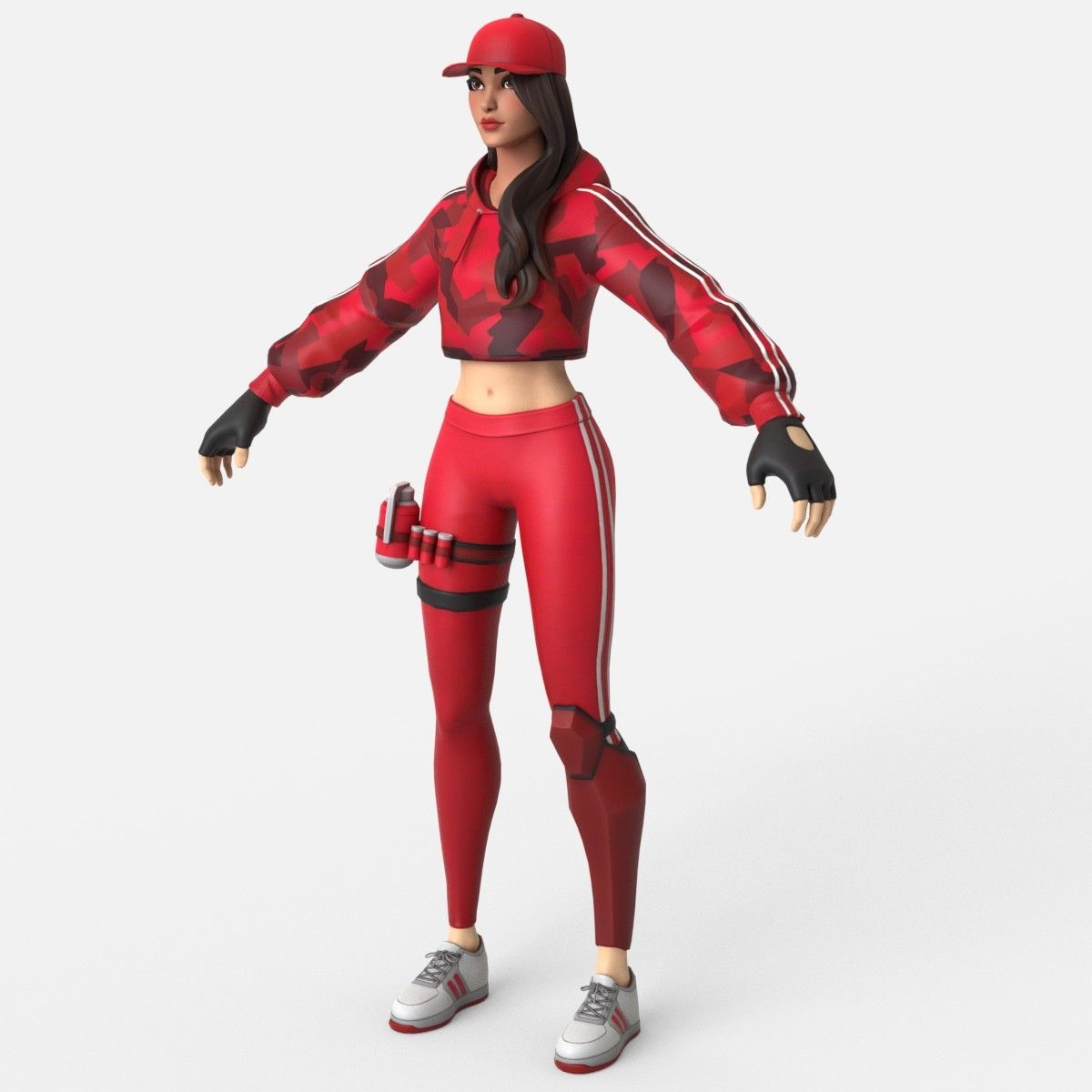 1200x1200 Ruby from Fortnite Free 3D Modelrenderhub.com, Phone