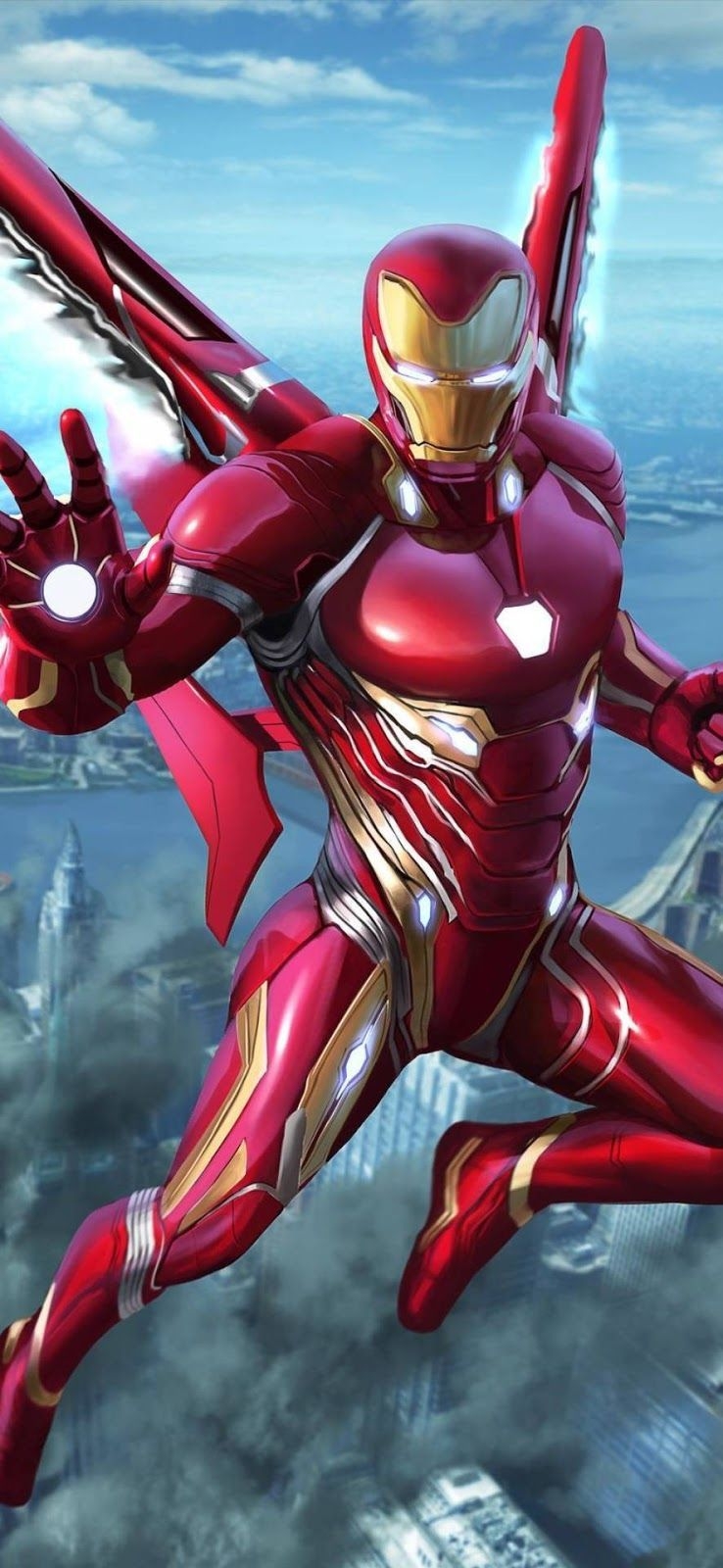 740x1600 High Resolution Iron Man Wallpaper 4K For Mobile, Phone